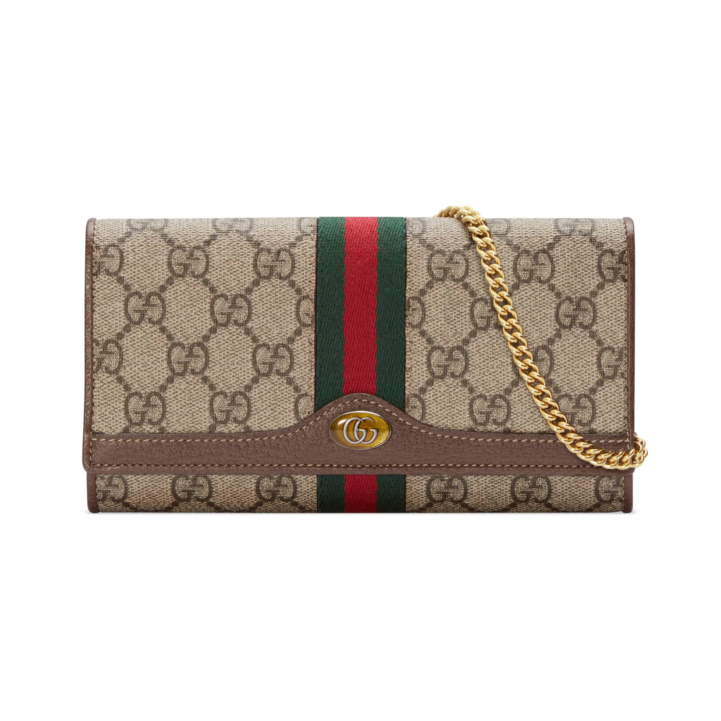 gucci ophidia gg chain wallet
