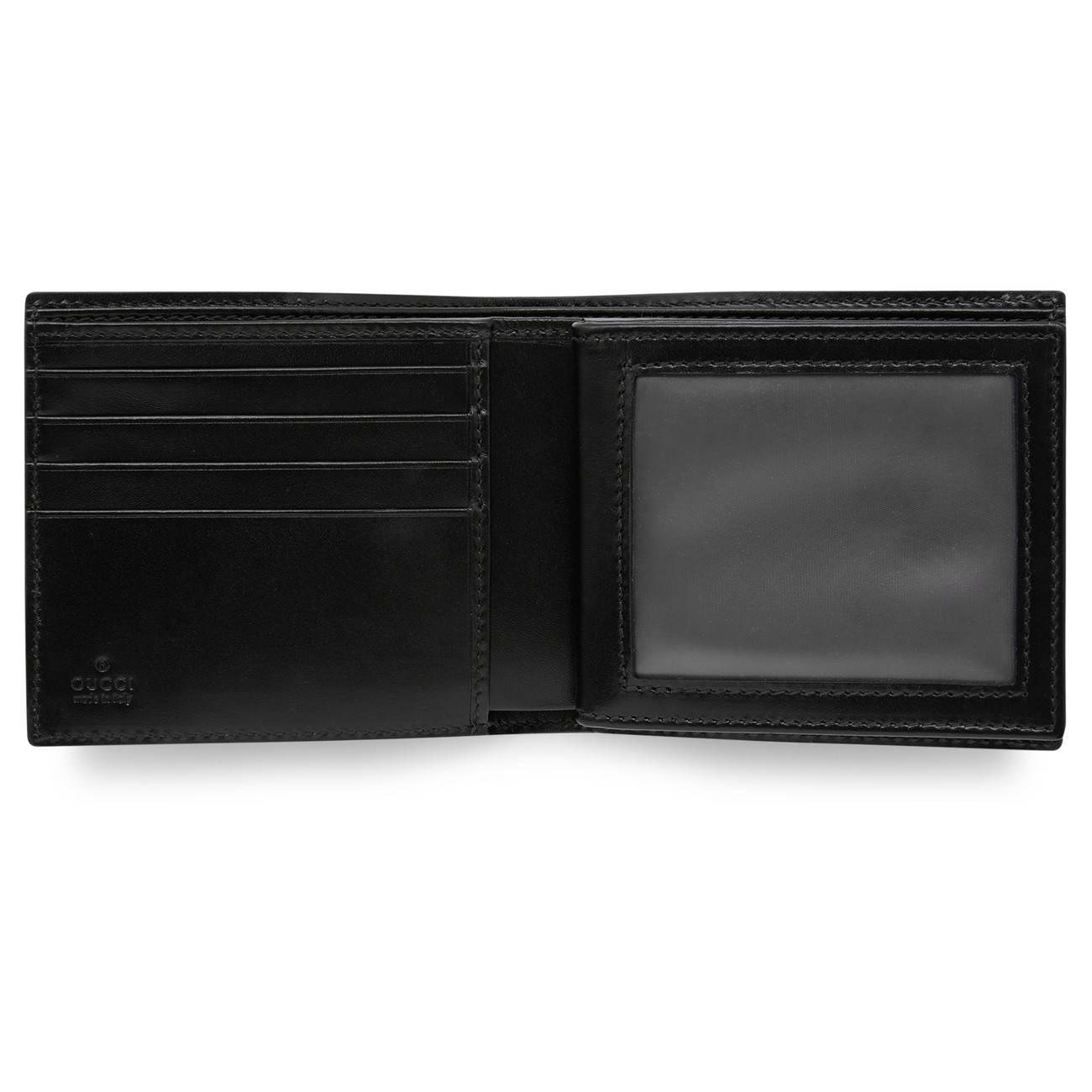 Leather wallet Gucci Black in Leather - 25927052