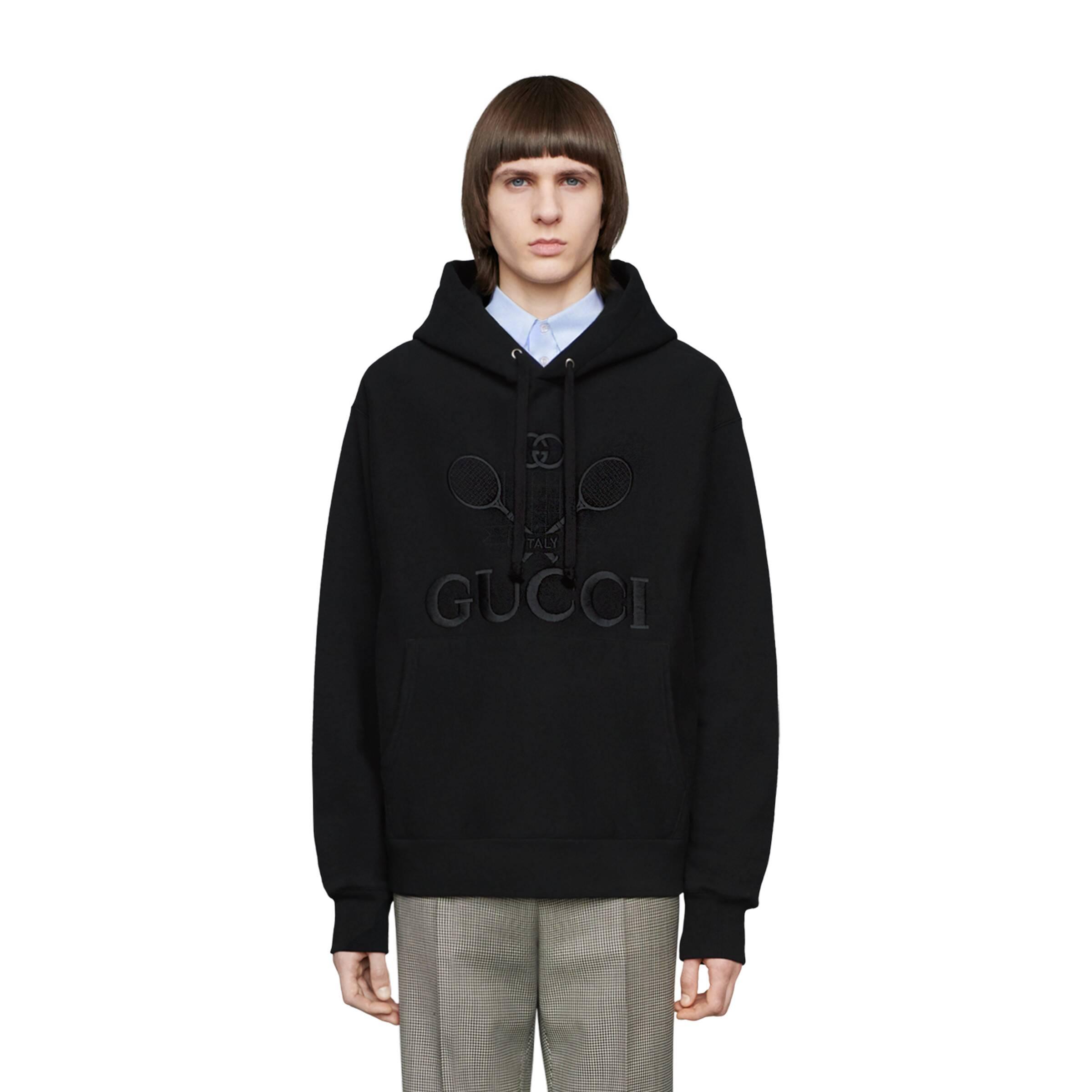 Gucci Tennis Sweatshirt Black Clearance, 52% OFF | kiiltokodinpuhdistus.fi