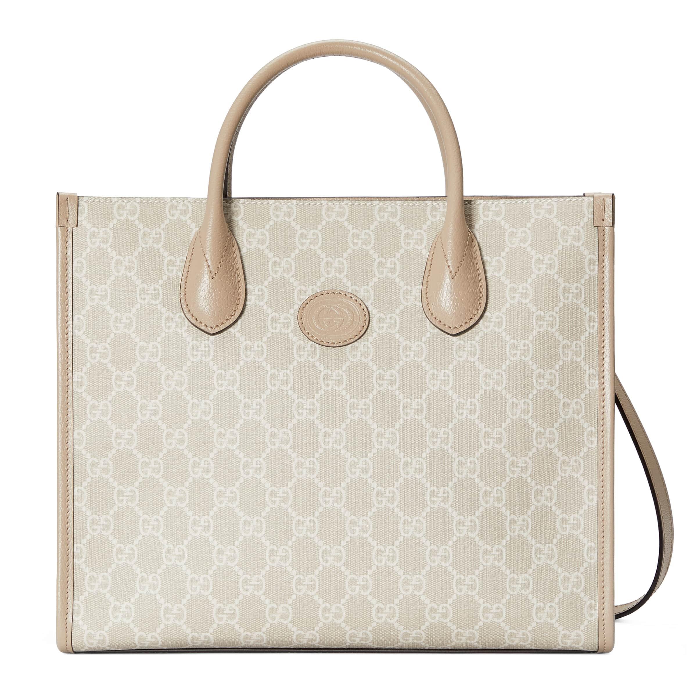 Gucci Small Tote Bag With Interlocking G in Natural for Men | Lyst