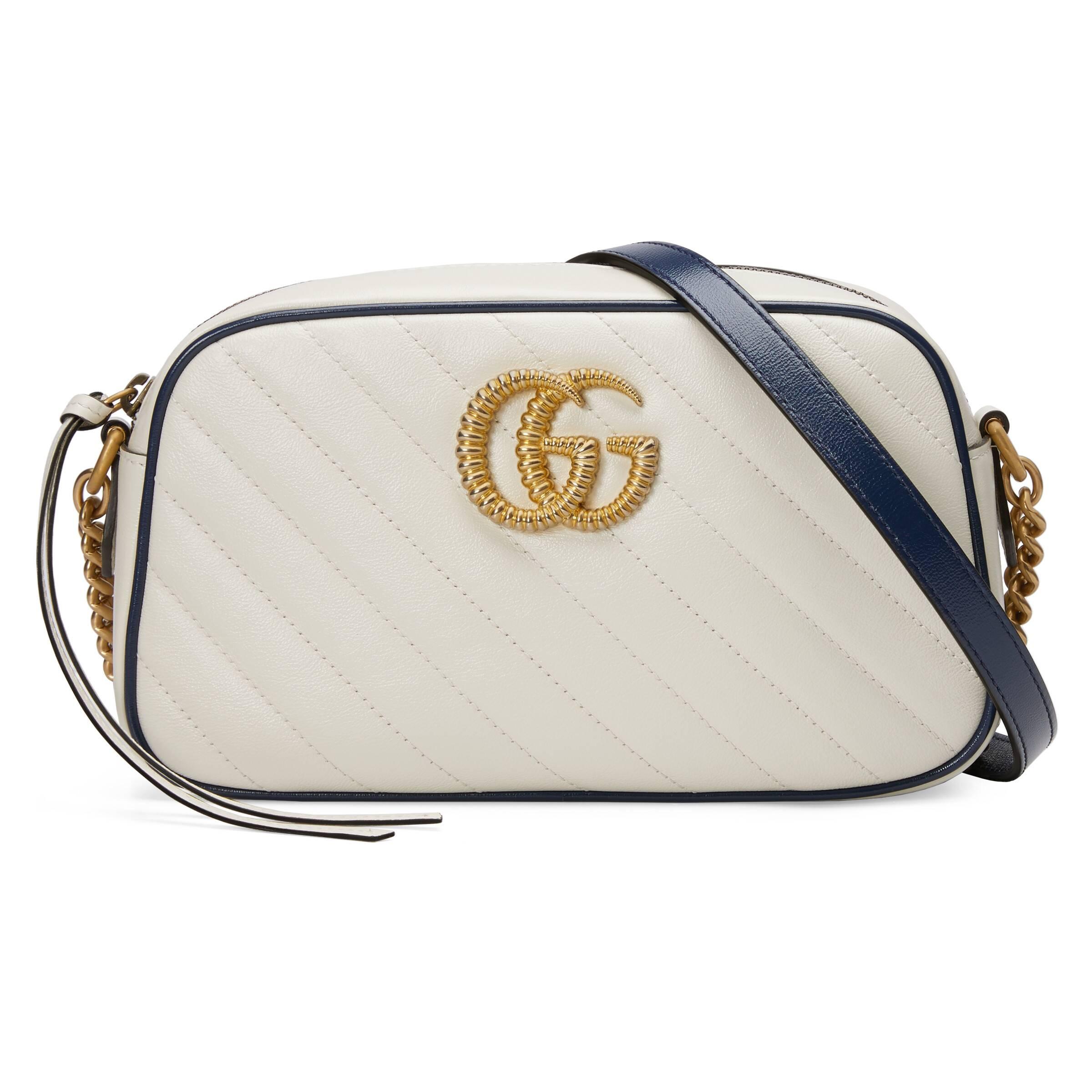 white gg marmont bag