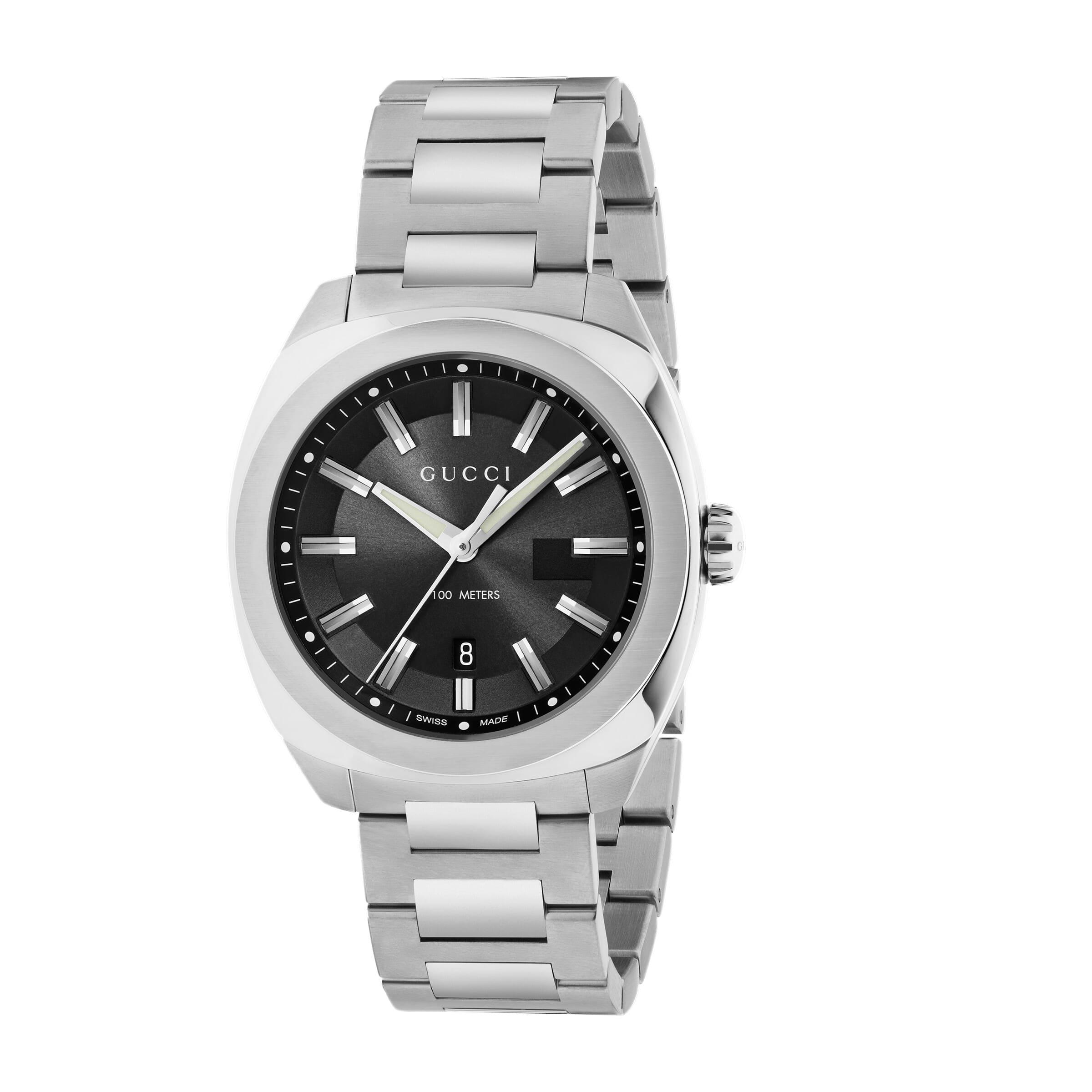 gucci watch mens stainless steel