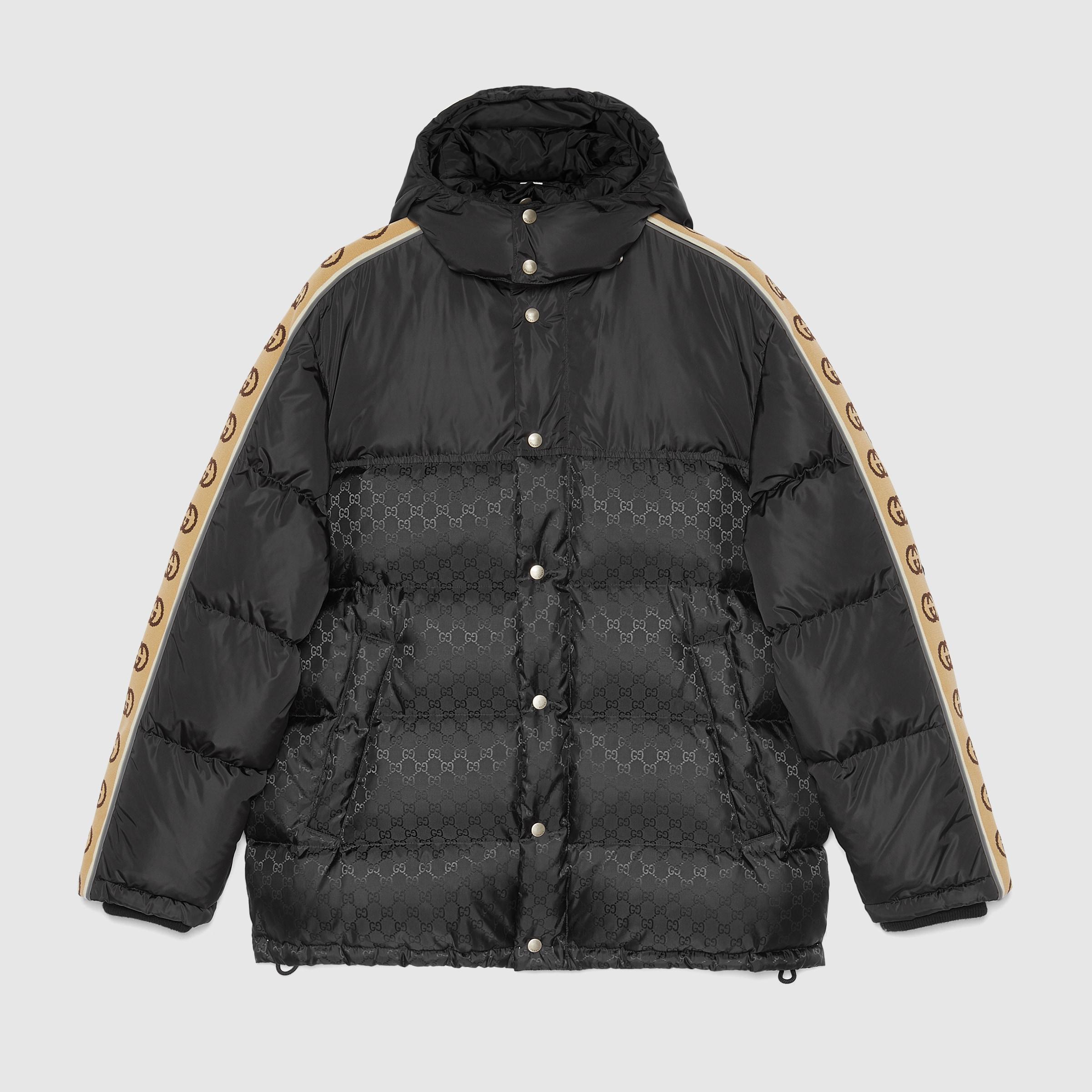 Gg jacquard top nylon jacket