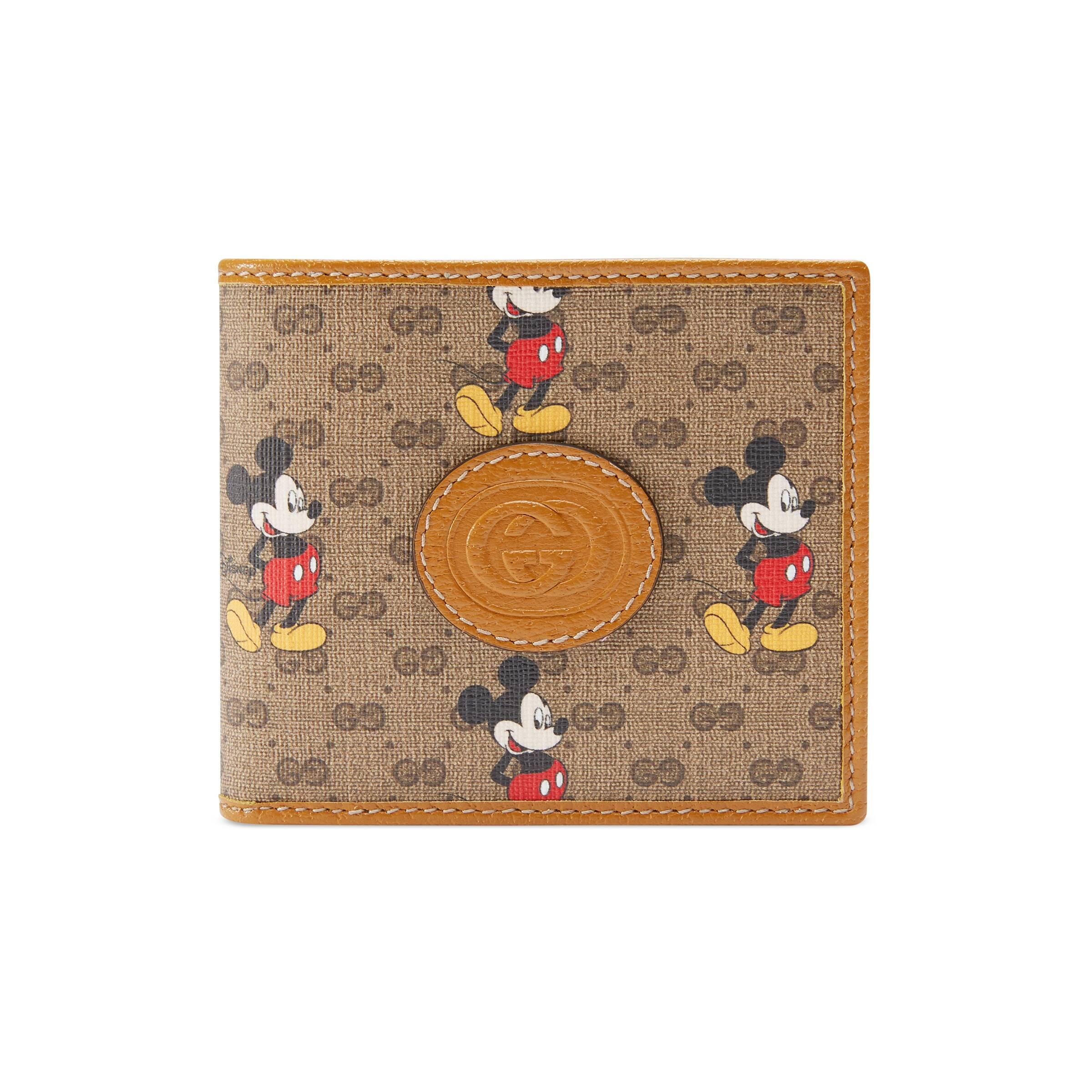 Gucci Leather Disney X Wallet in Beige (Natural) for Men