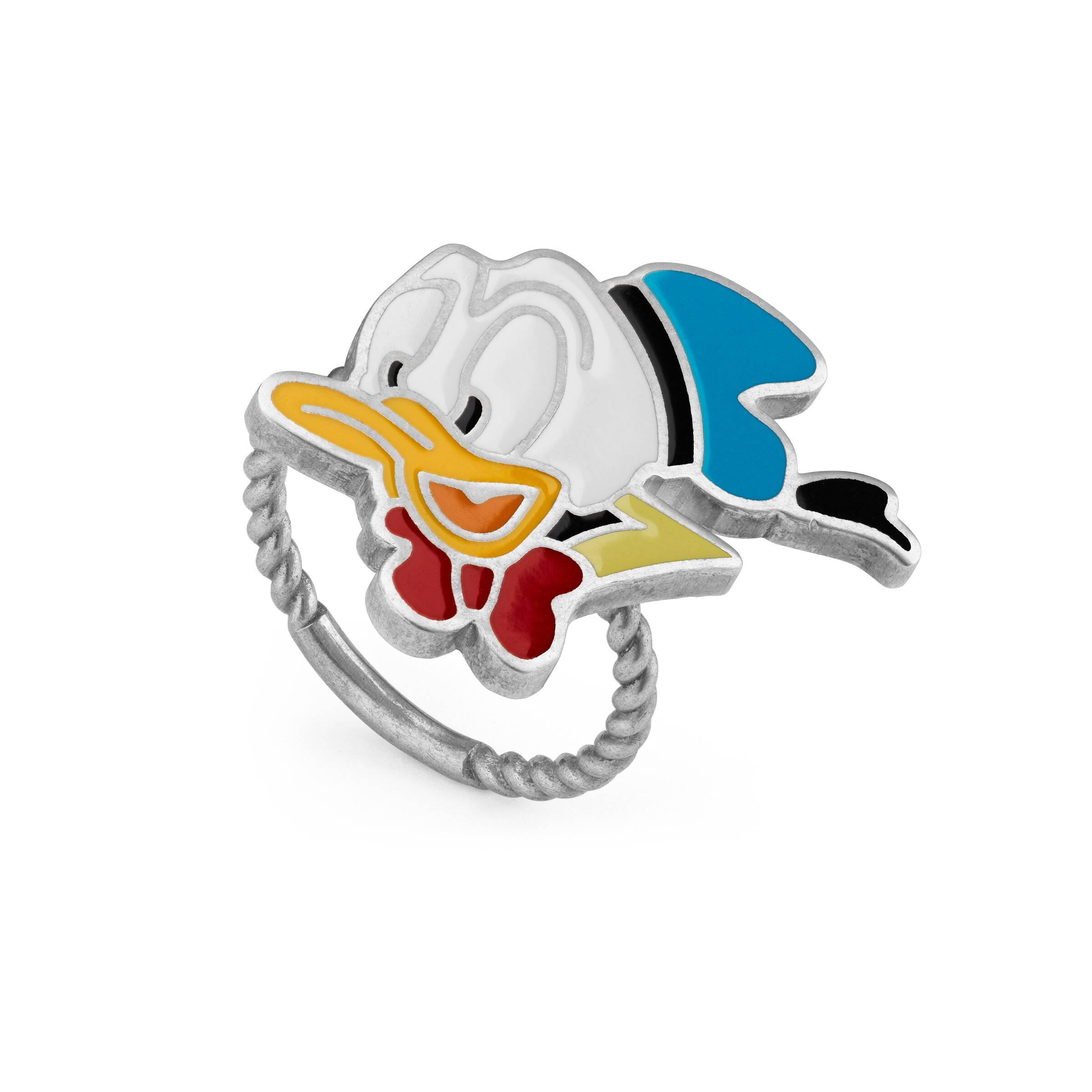 Gucci Disney X Donald Duck Ring in Metallic for Men | Lyst