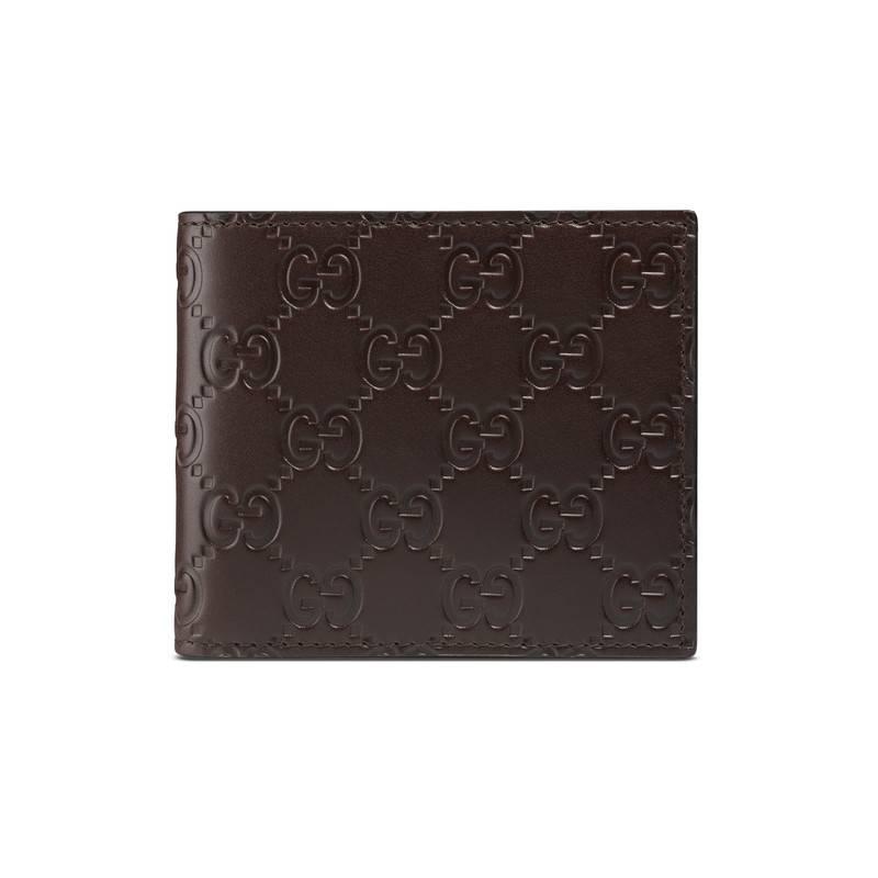 Gucci Signature Wallet in Brown for Men | Lyst