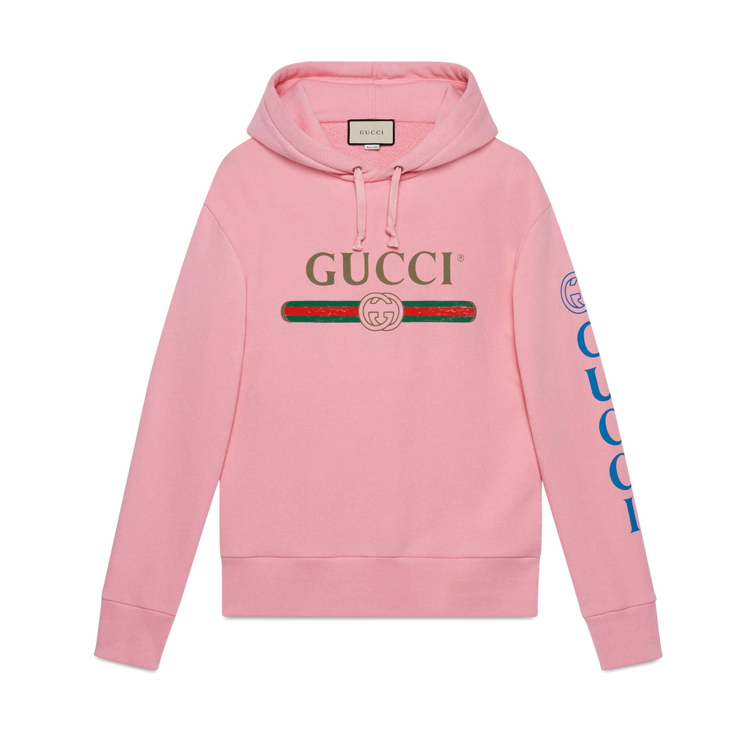 Gucci Pullover mit Logo und Drache in Pink für Herren | Lyst DE