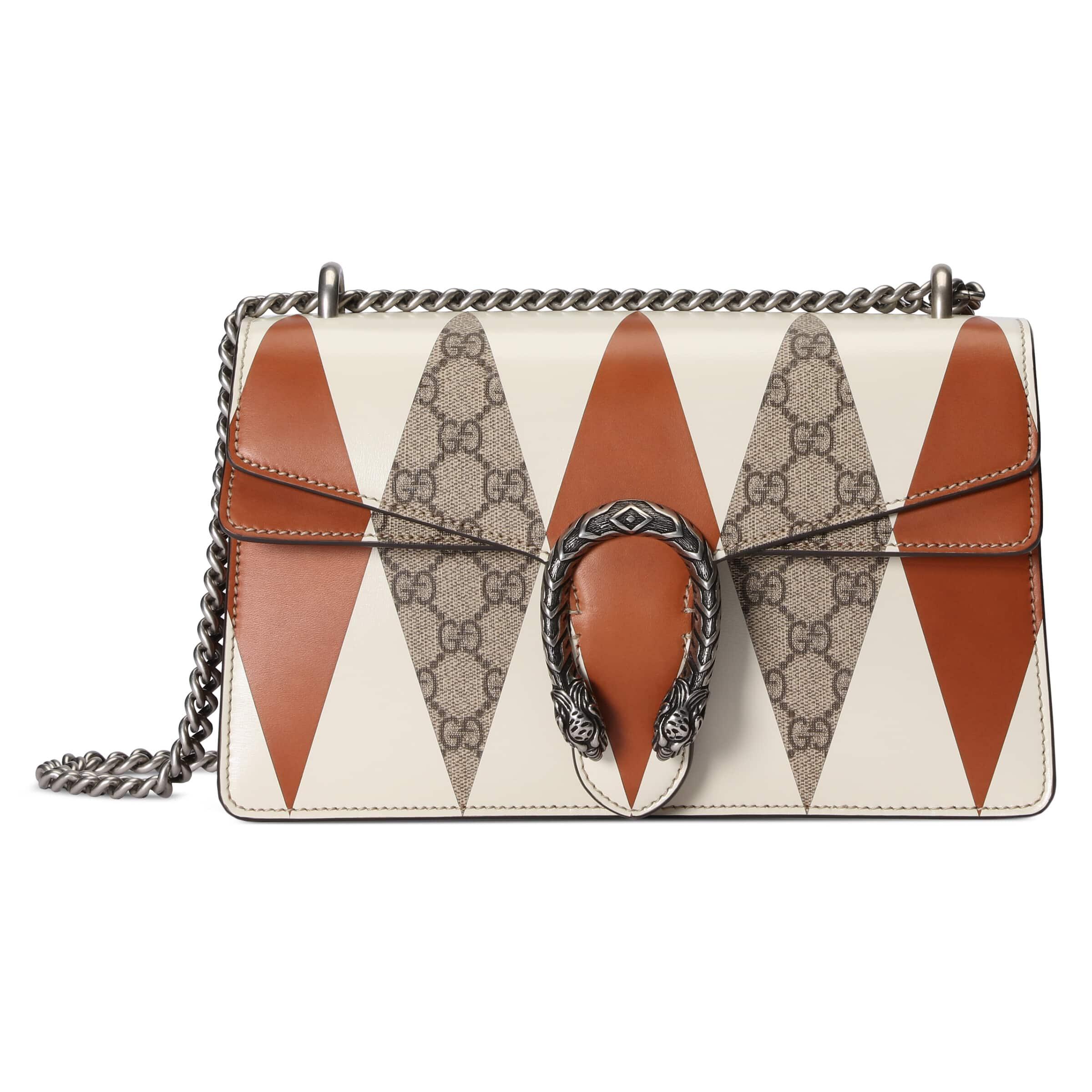 Gucci Canvas Dionysus Small Shoulder Bag in White Lyst