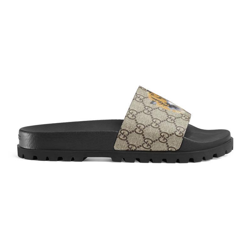 gucci sliders with tiger