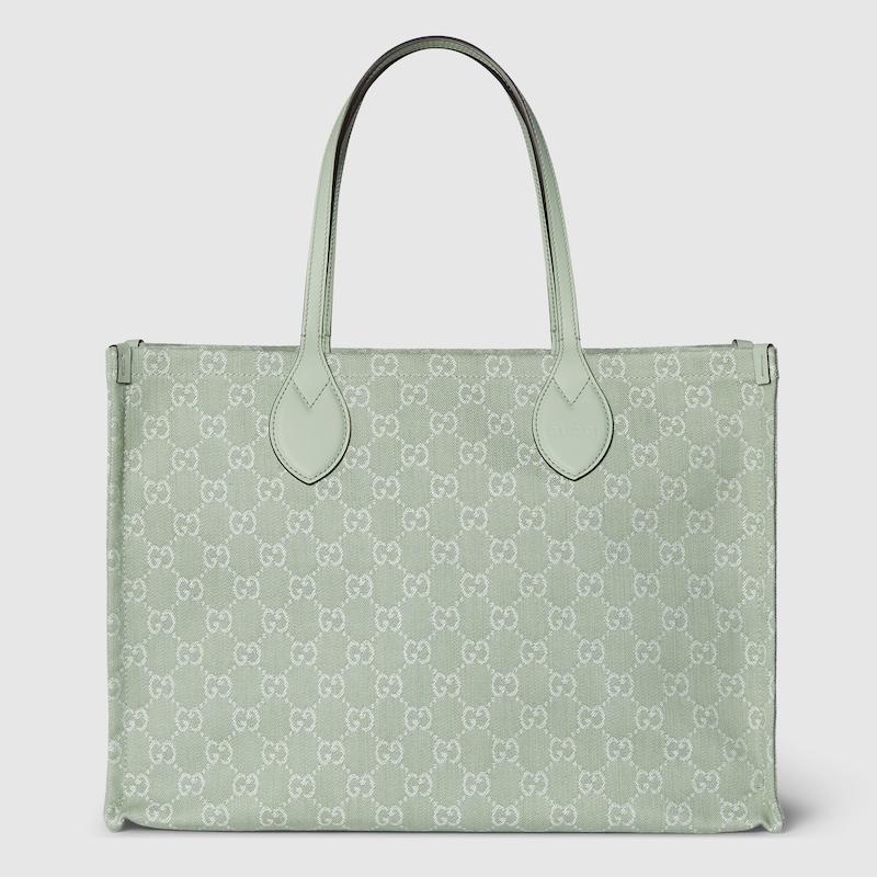 Gucci Ophidia GG Large Tote Bag in Green Lyst