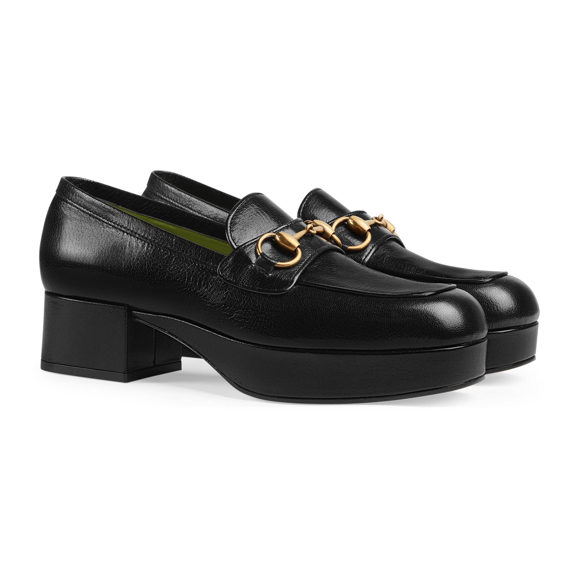 Gucci Black Houdan 60 Buckle Leather Loafers - Save 31% - Lyst