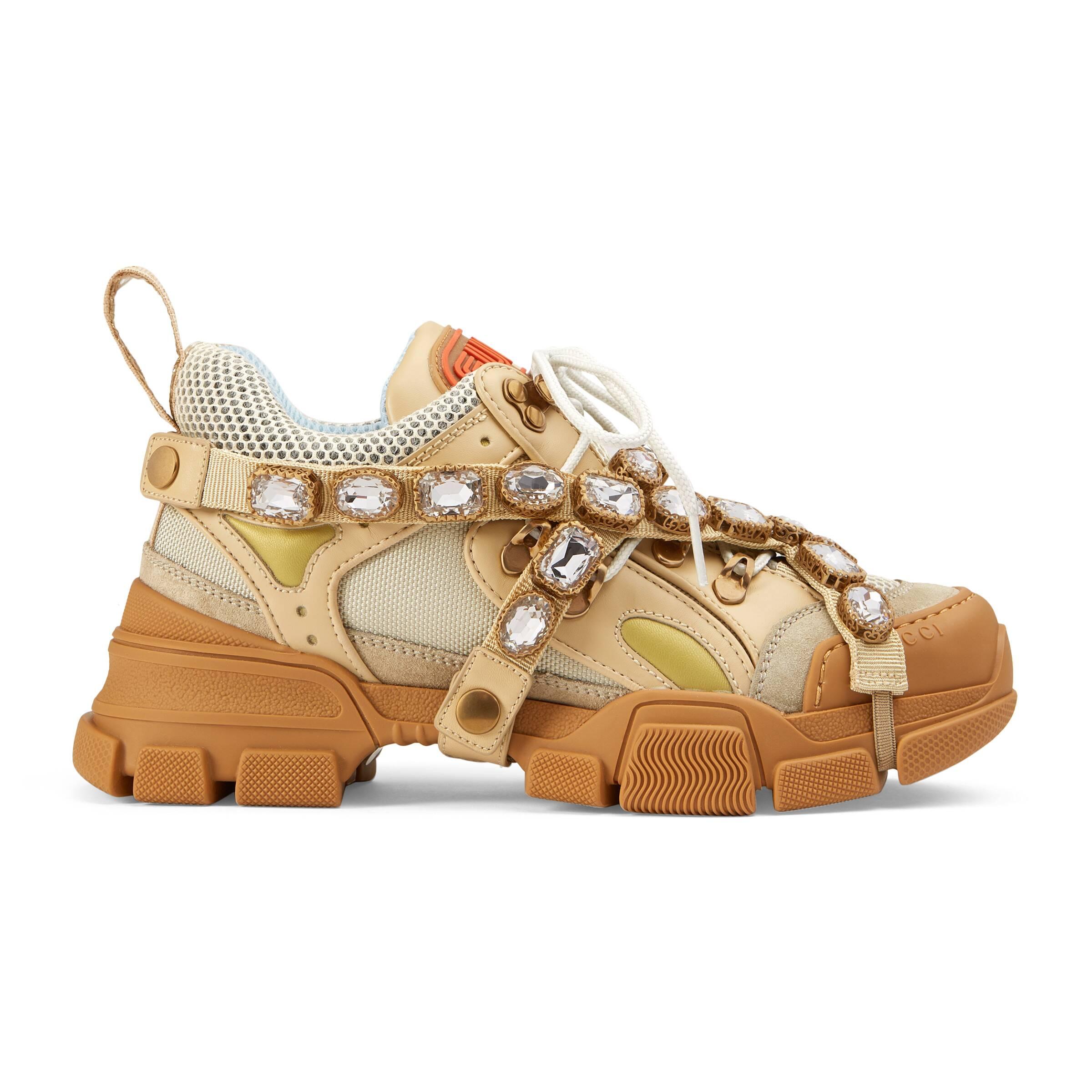 sneaker flashtrek con cristalli staccabili