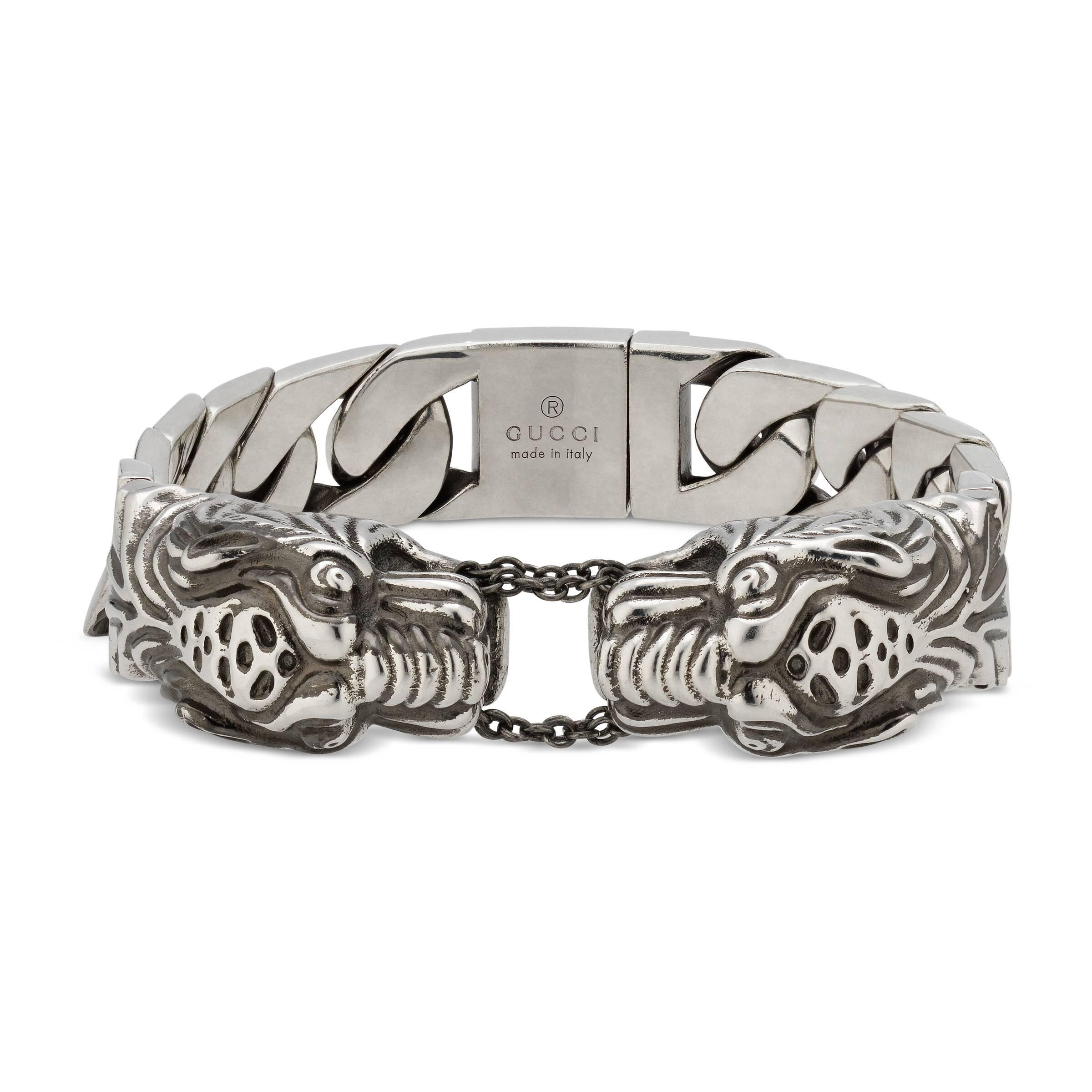 Gucci Garden Silver Bracelet in Metallic for Men Lyst