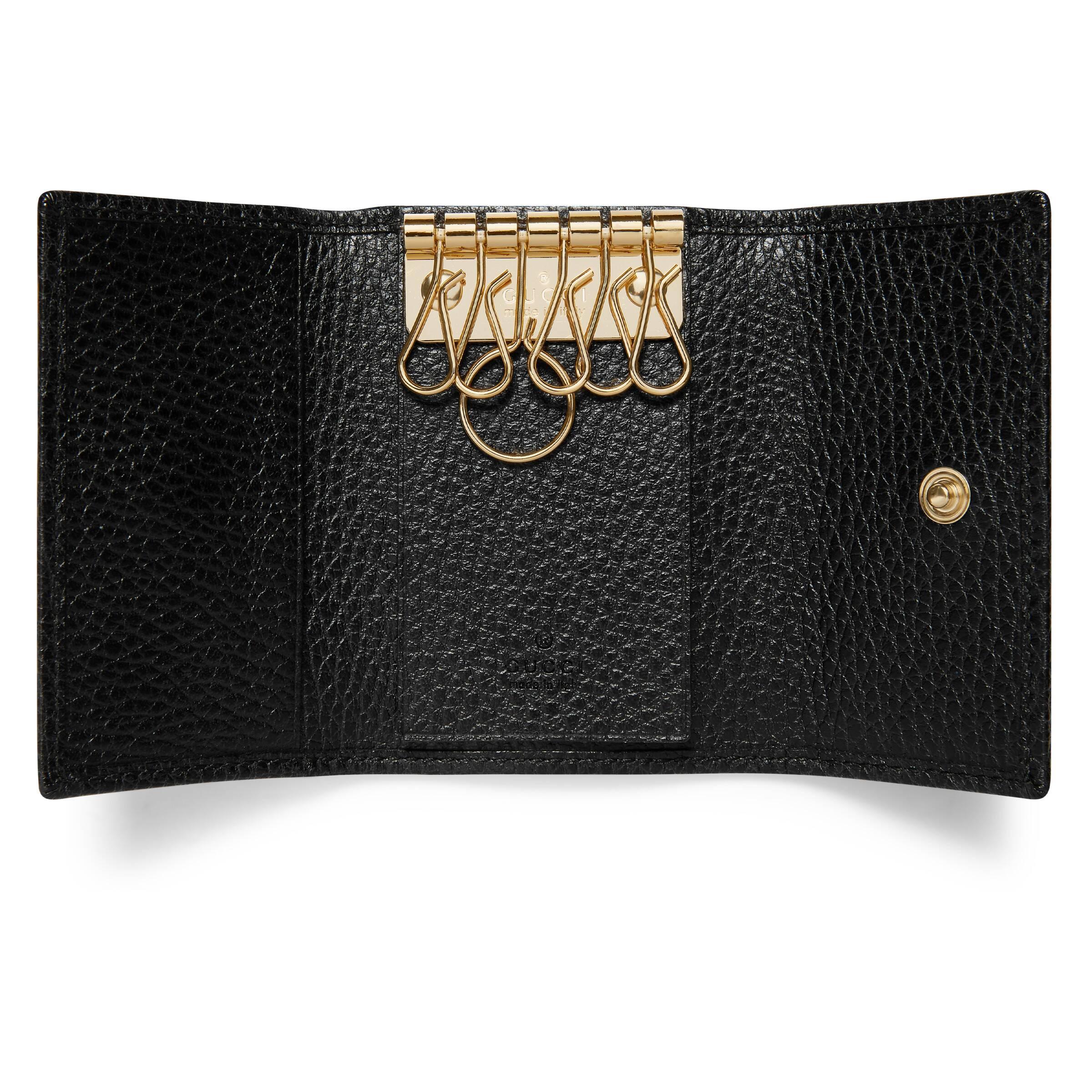 gucci marmont leather key case