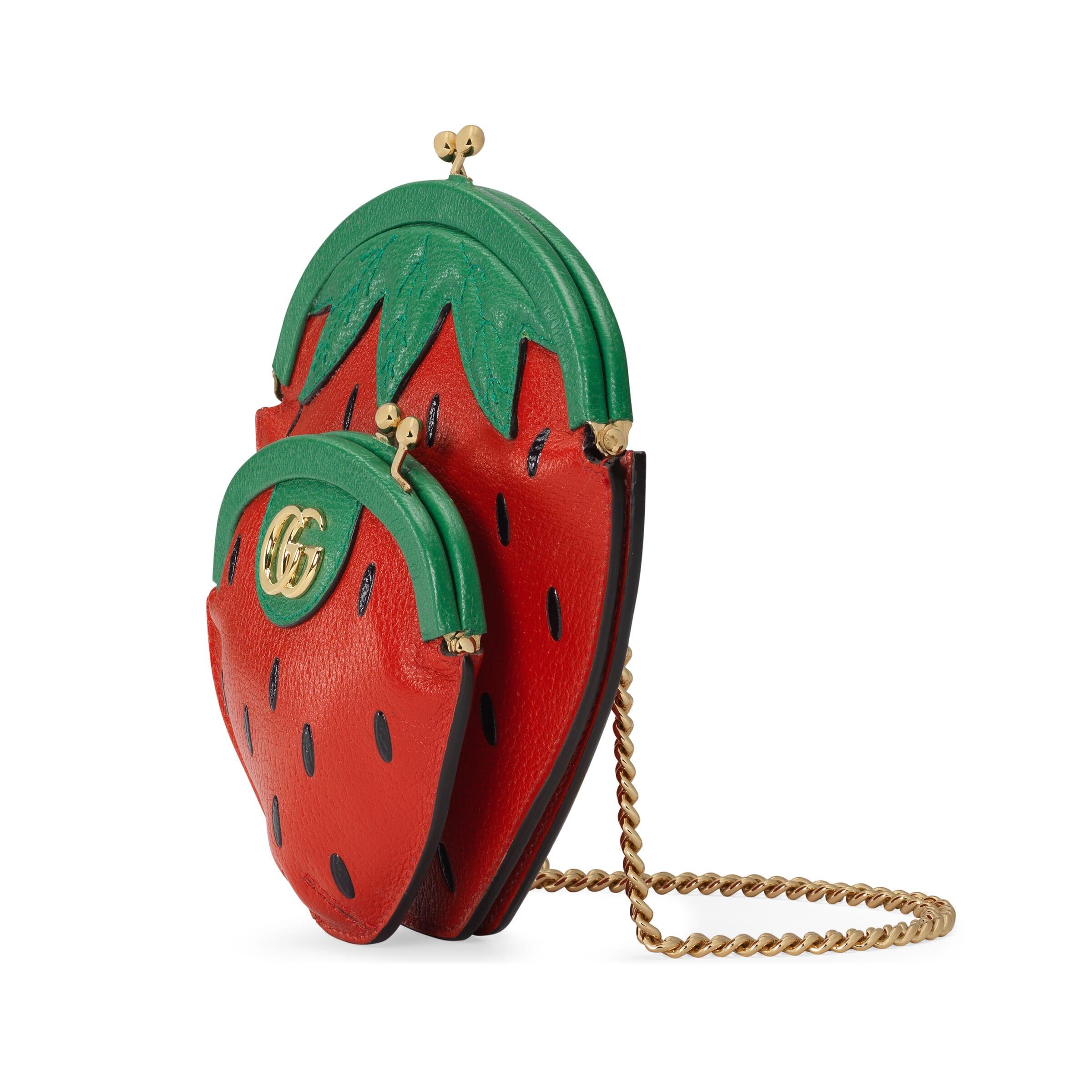 Currently Coveting This Small Gucci Ophidia (with a Strawberry on
