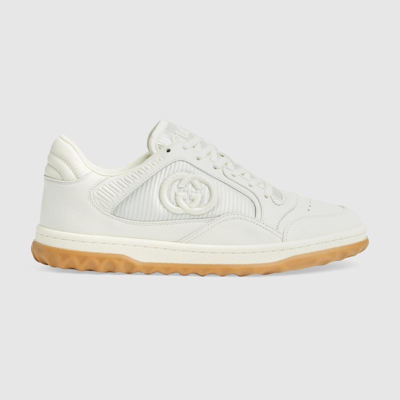 Gucci Mac80 Leather Low-top Trainers in White | Lyst