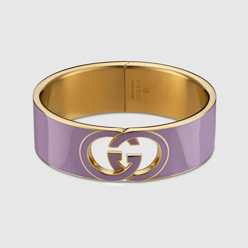GUCCI - グッチ GUCCI ブレスレット ダブルG ロゴ ピンク