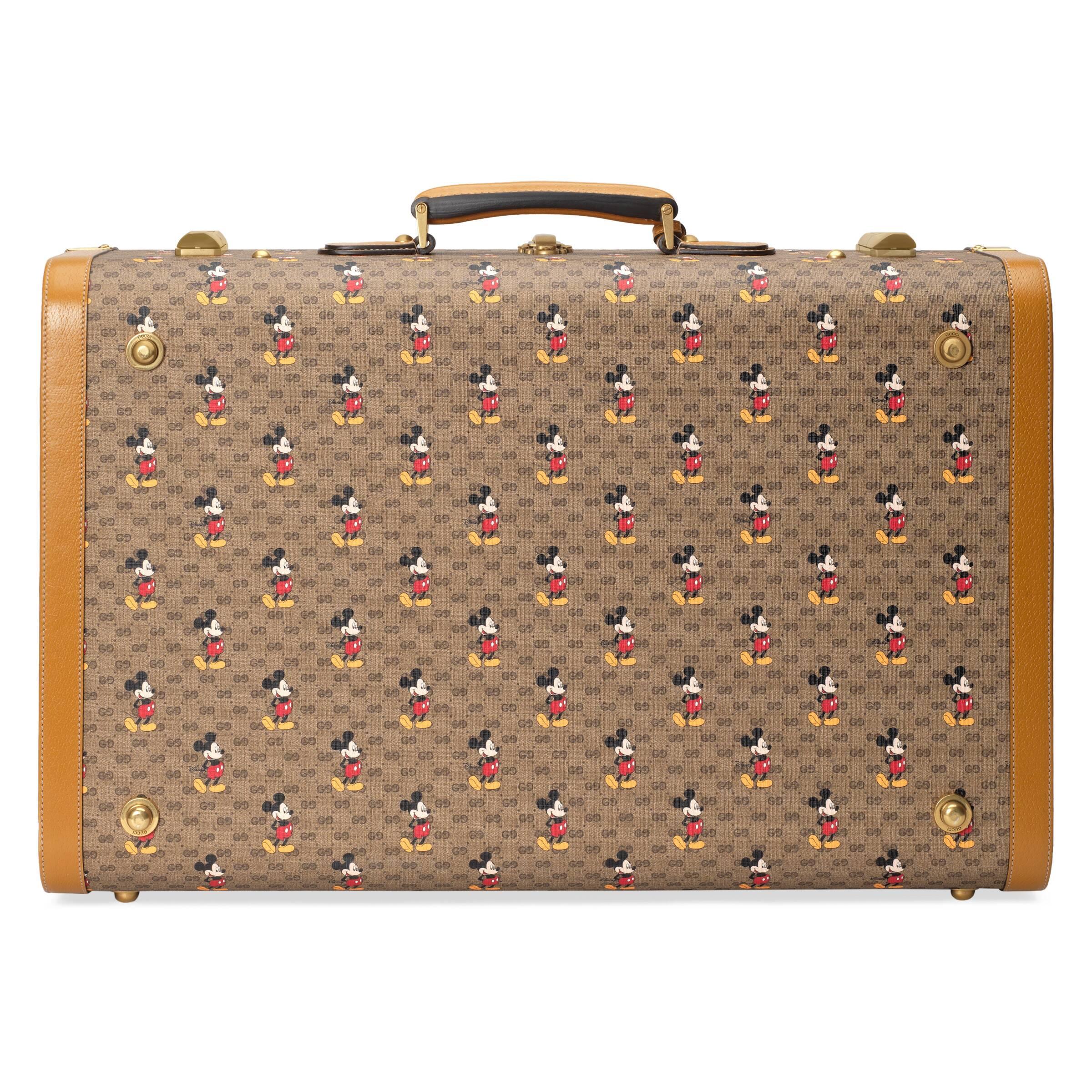 Gucci Canvas Disney X Large Suitcase in Beige (Natural) for Men Lyst