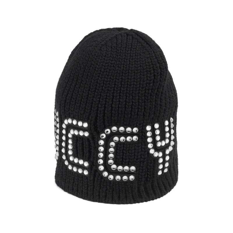 Gucci Crystal-embellished Wool Beanie in Black - Lyst