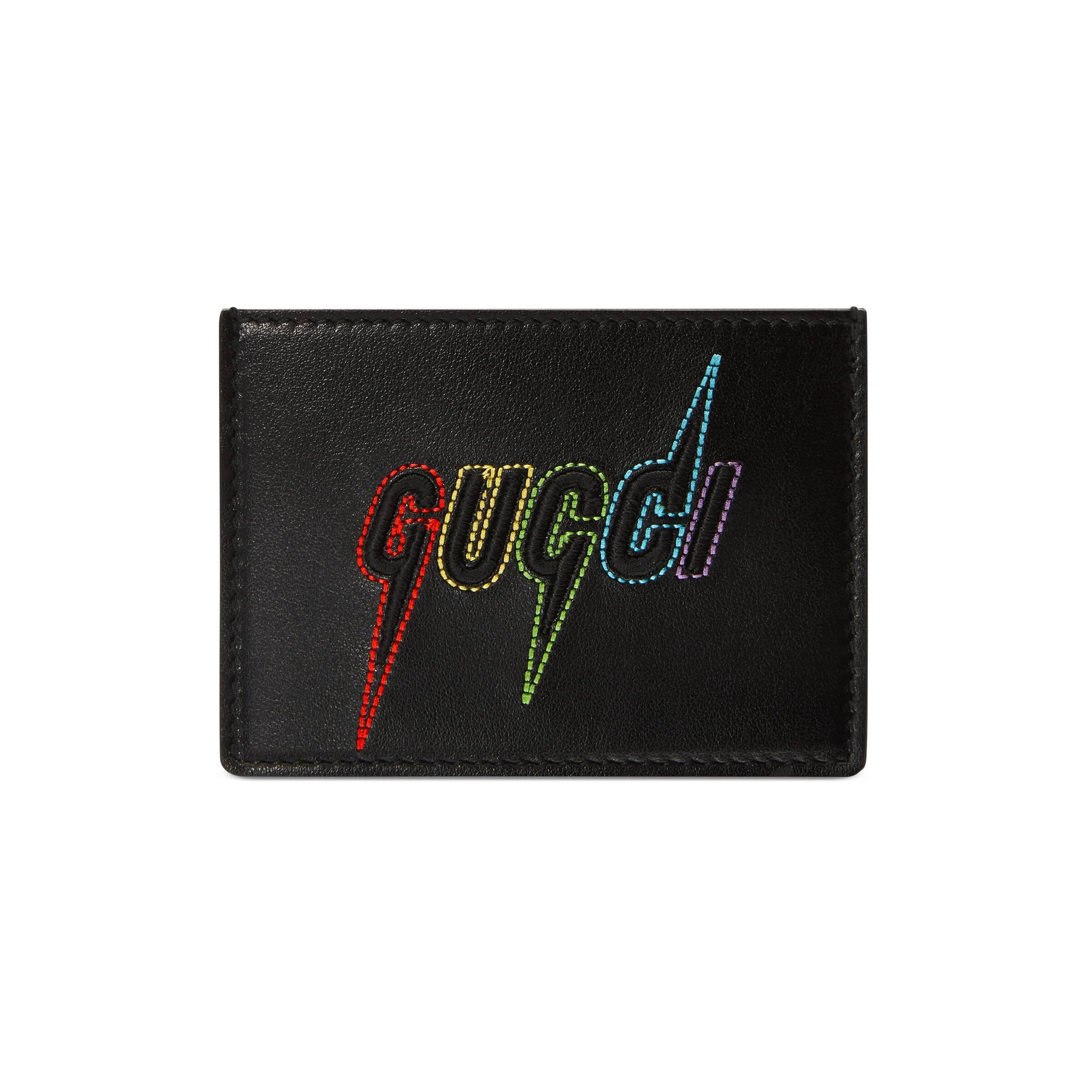 Gucci Leather Blade Bifold Wallet in Black for Men - Save 36% - Lyst