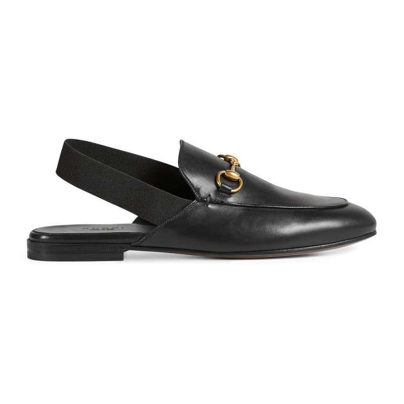 gucci black brixton loafers