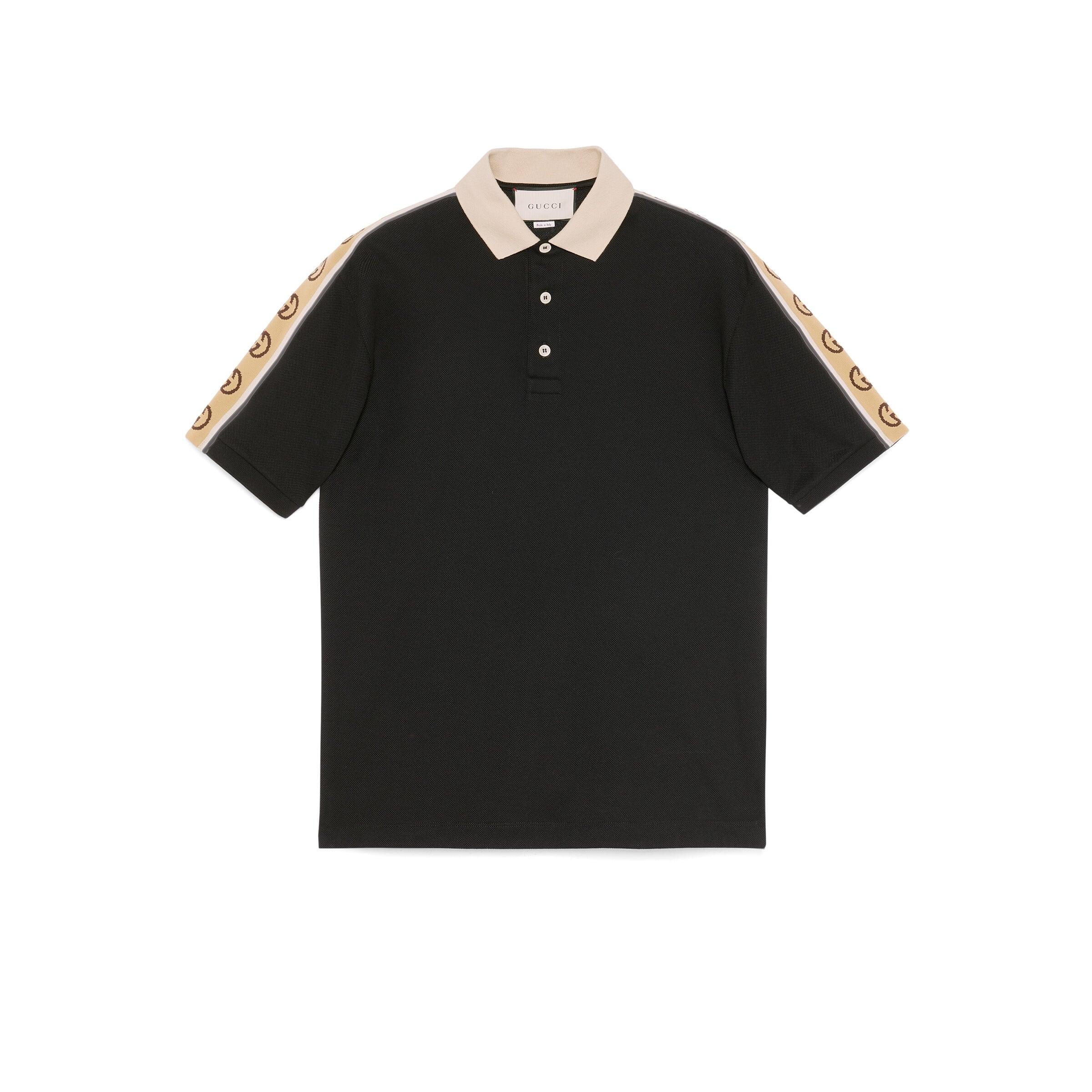 Gucci Cotton Polo With Interlocking G 
