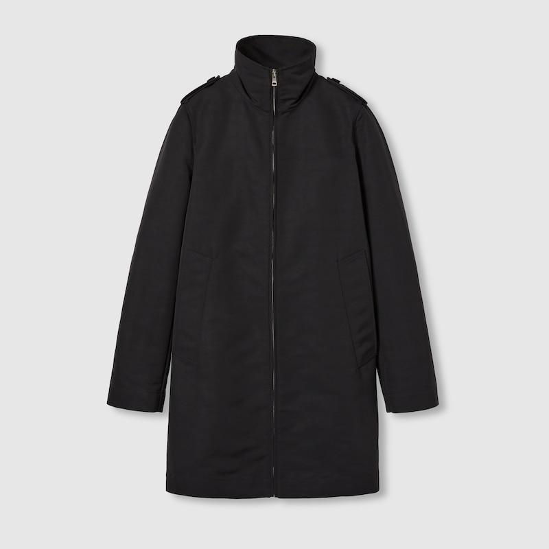 コート Gucci NYLON FAILLE COAT Gucci Nylon Faille Coat, Ready-To-Wear in Black | Lyst UK
