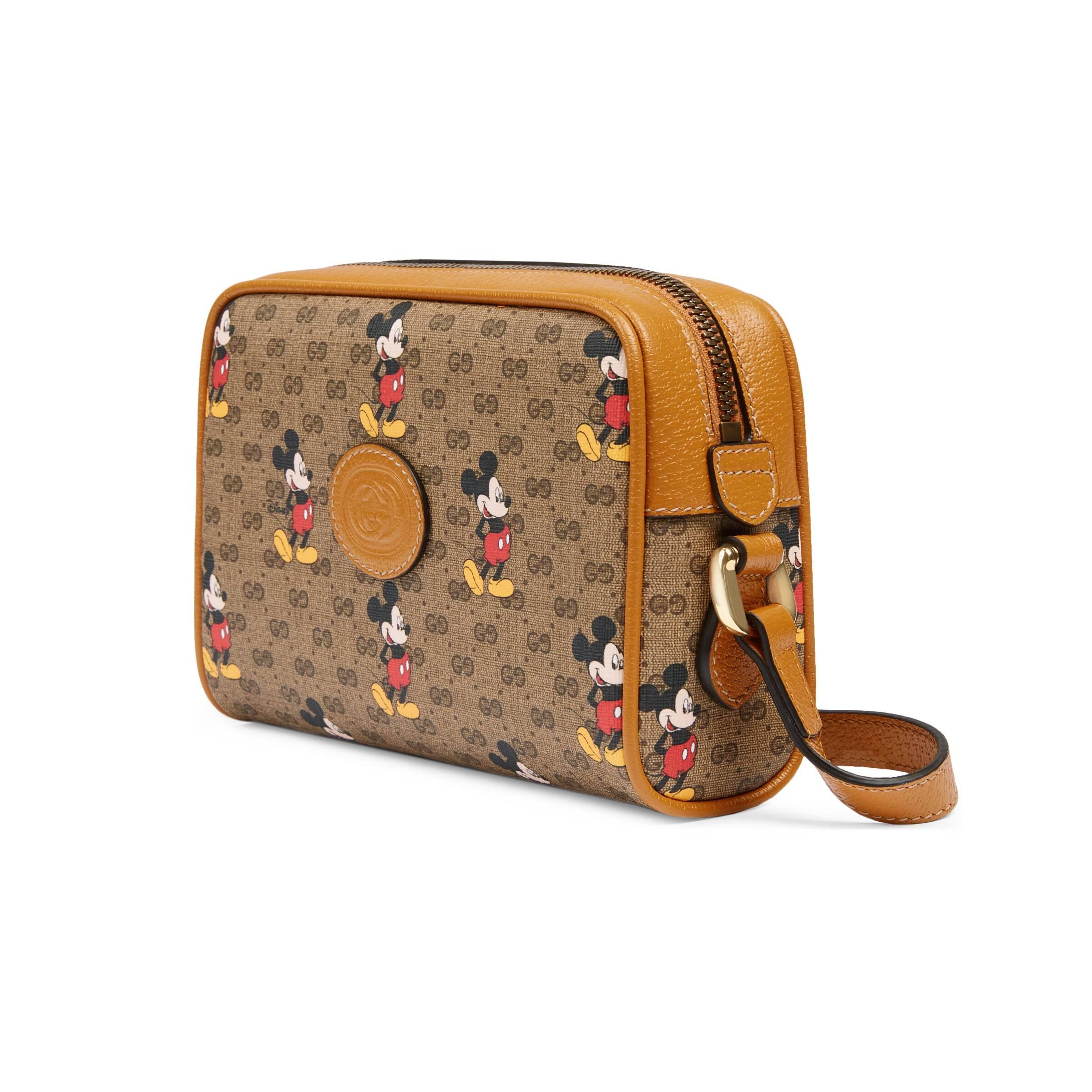 GUCCI X MICKEY SHOULDER BAG (Disney Beige bag), Women's Fashion