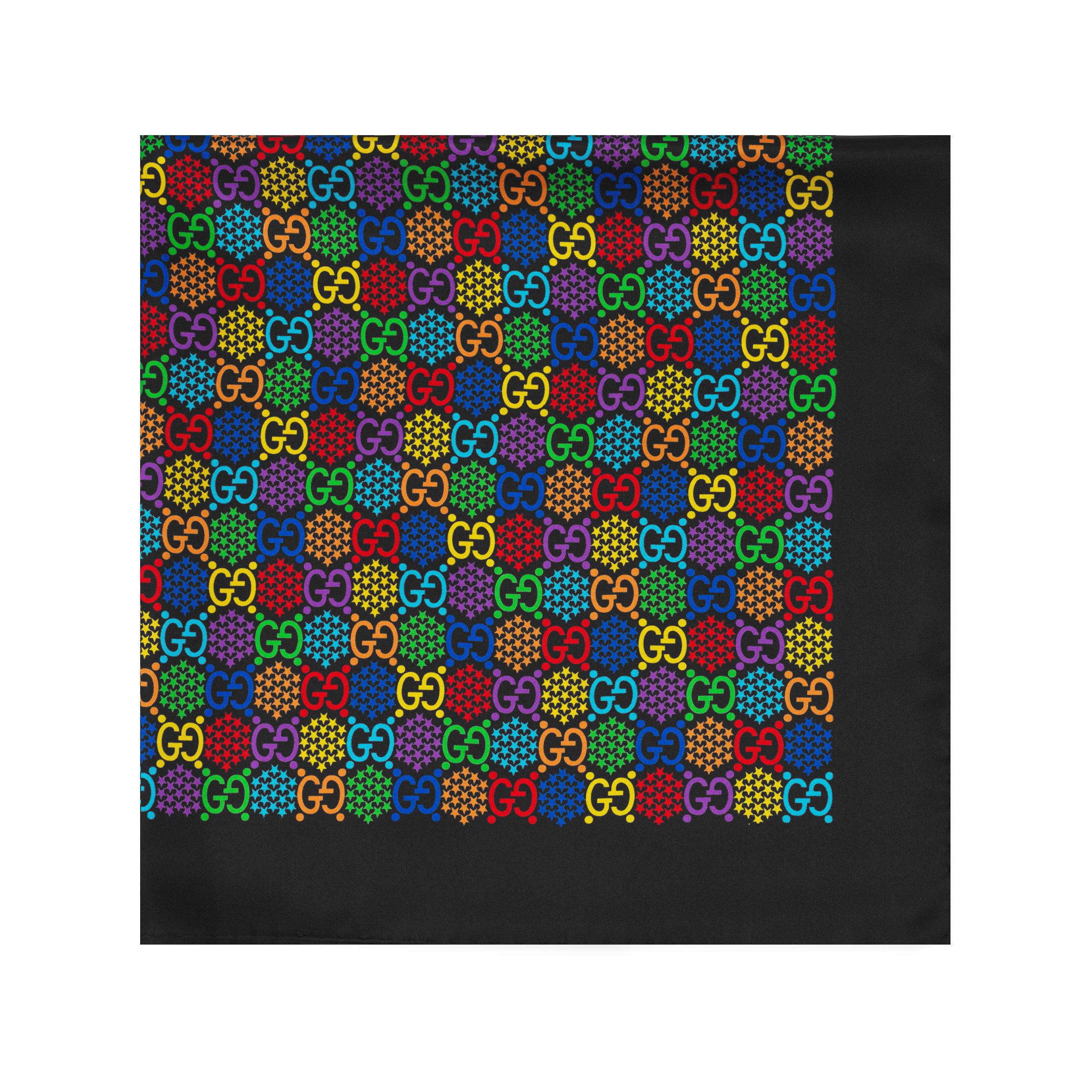 gucci psychedelic scarf