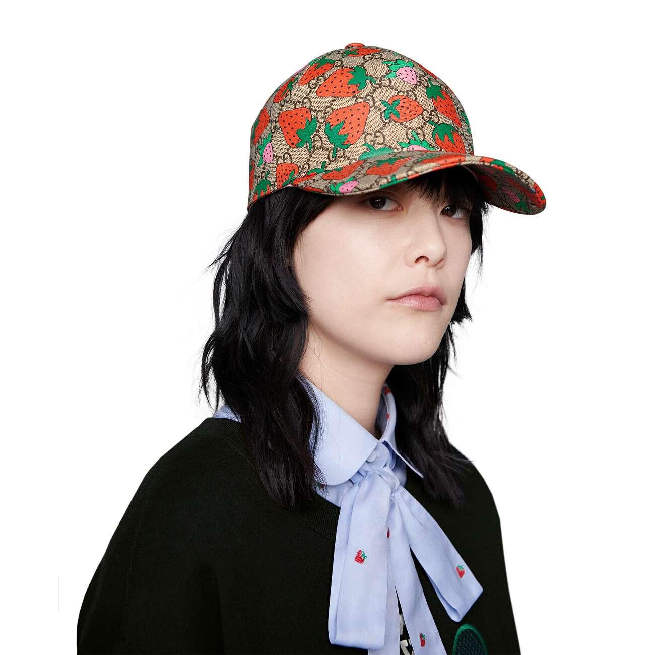 gucci strawberry hat