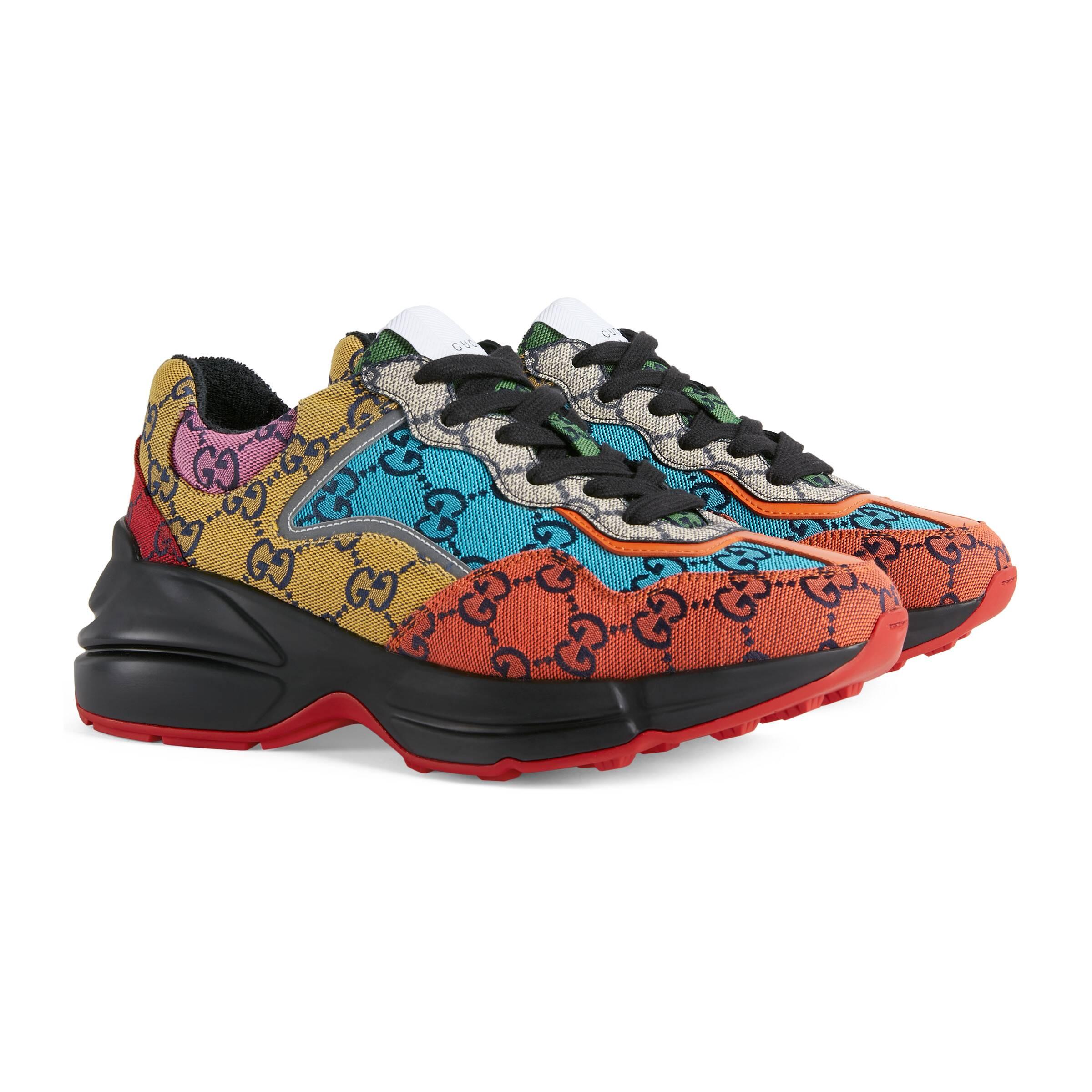 Gucci Men's Rhyton Gg Multicolor Sneaker – sneakernews.one