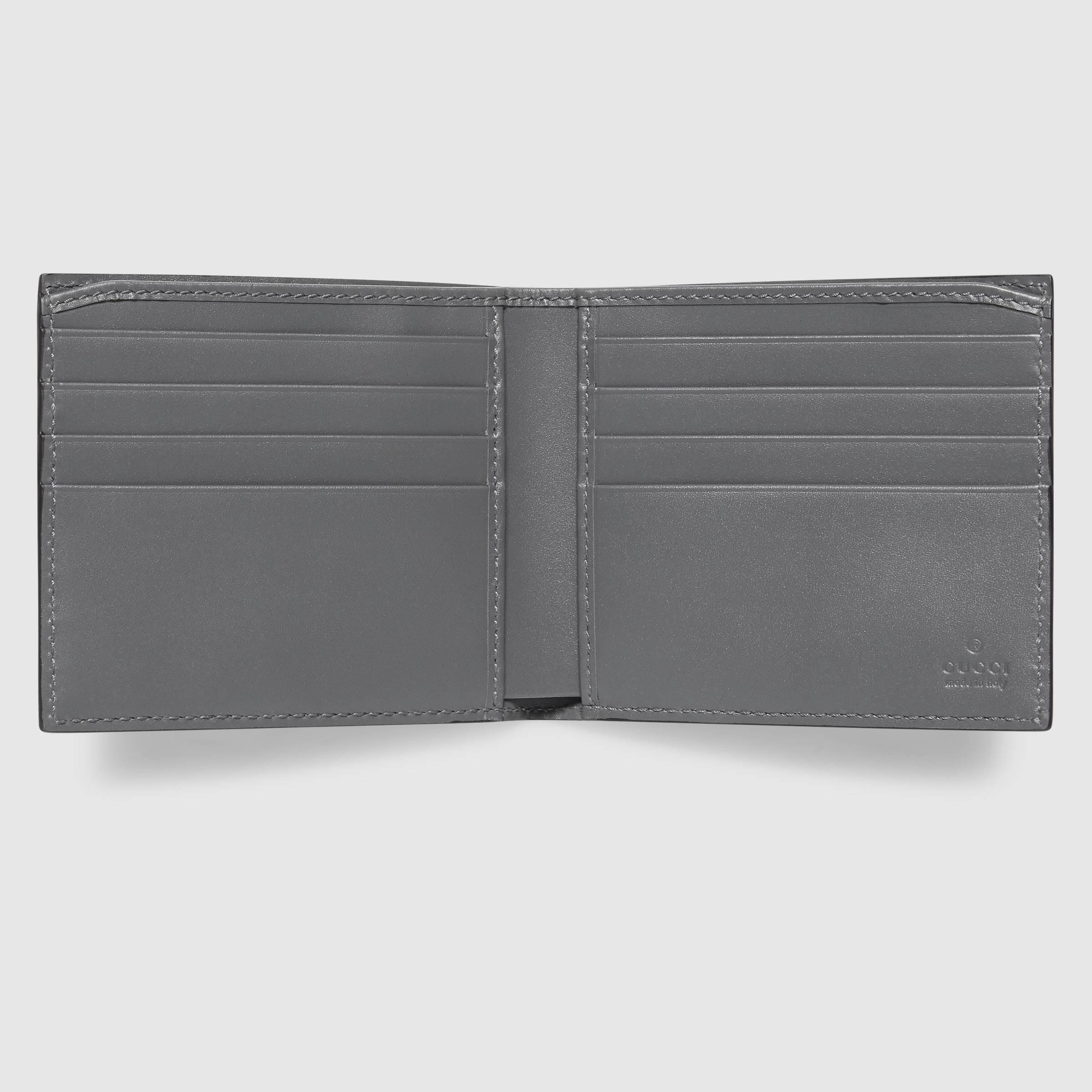 Gucci Signature Wallet in Gray for Men - Lyst