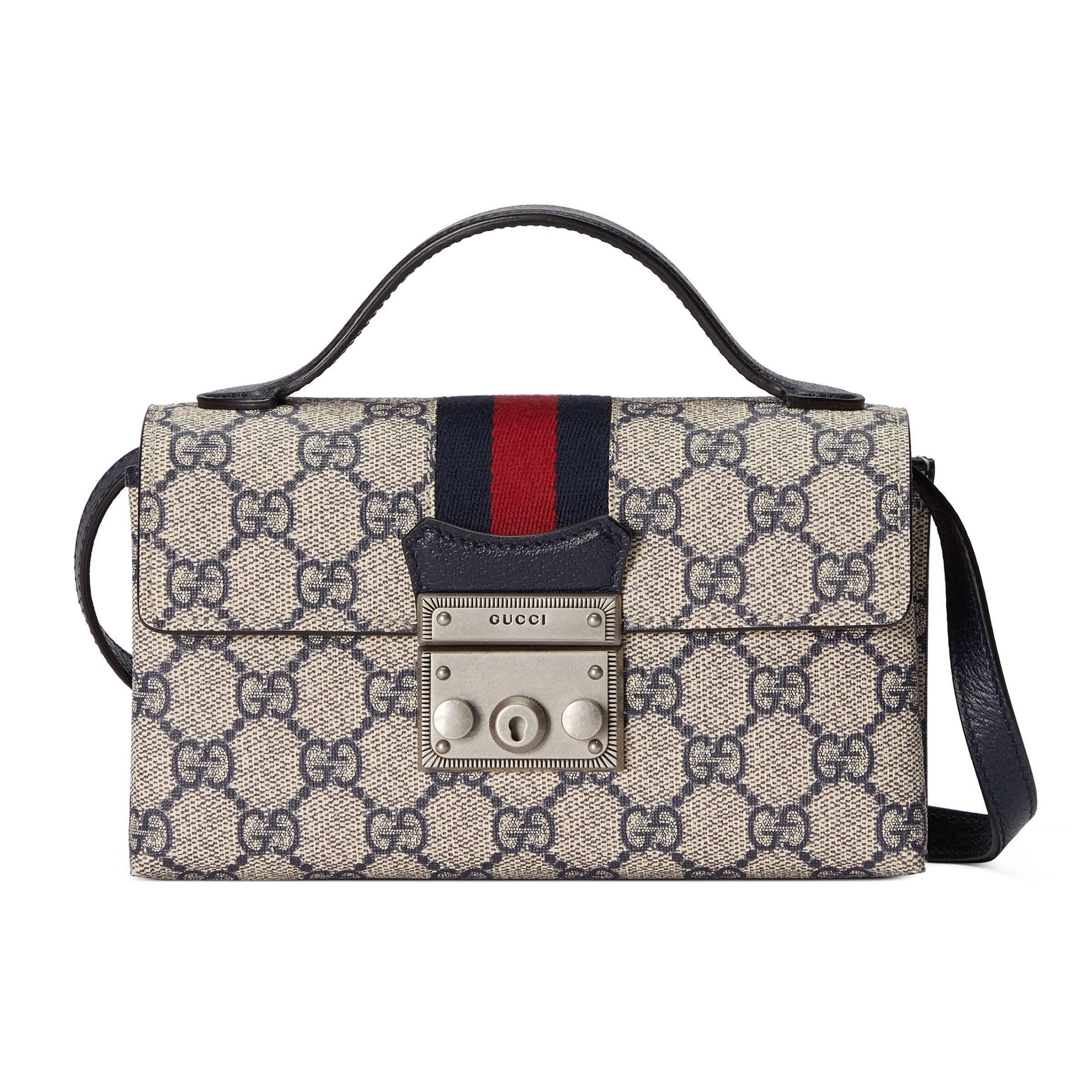 Gucci 'padlock Mini' Shoulder Bag in Natural