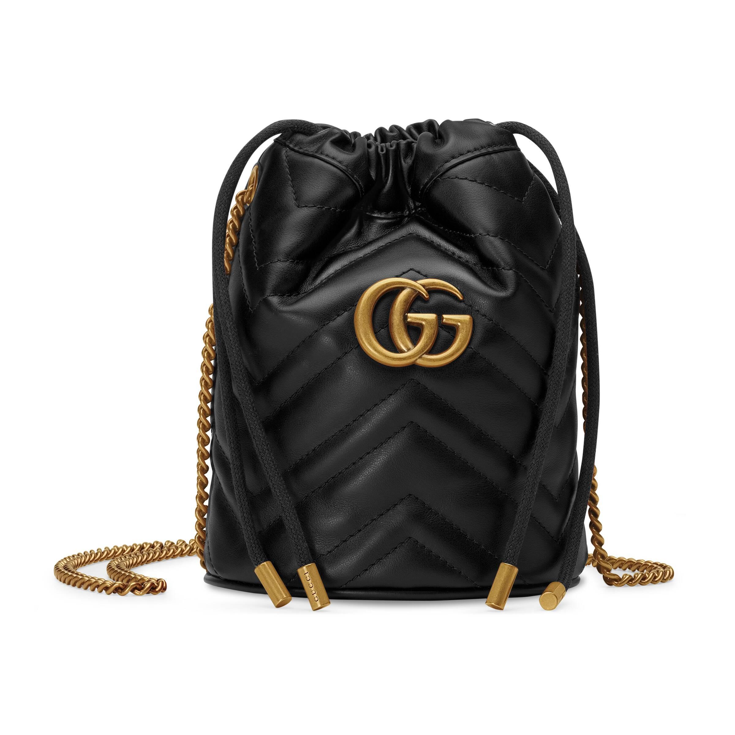 gucci marmont bucket bag mini