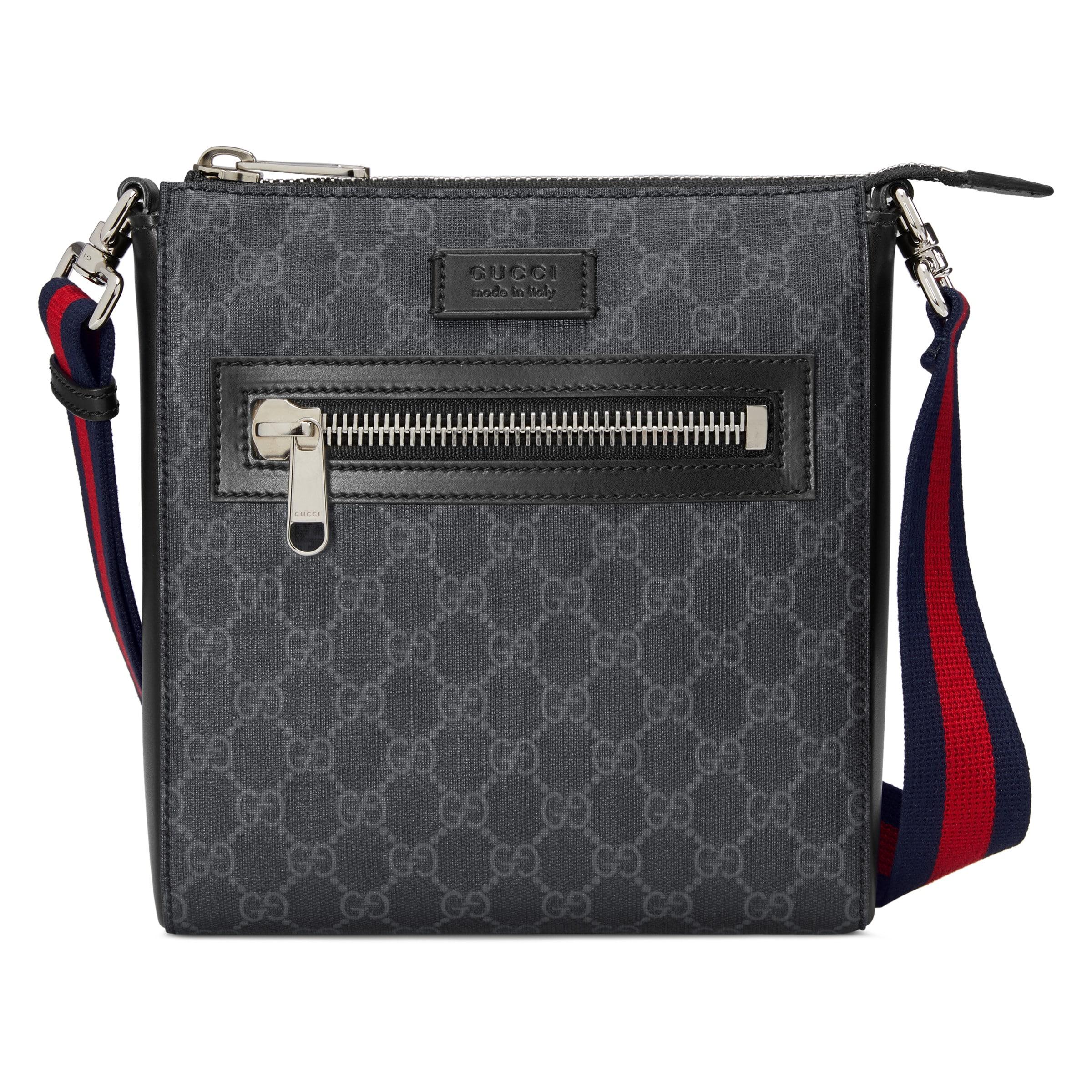 gg black small messenger bag