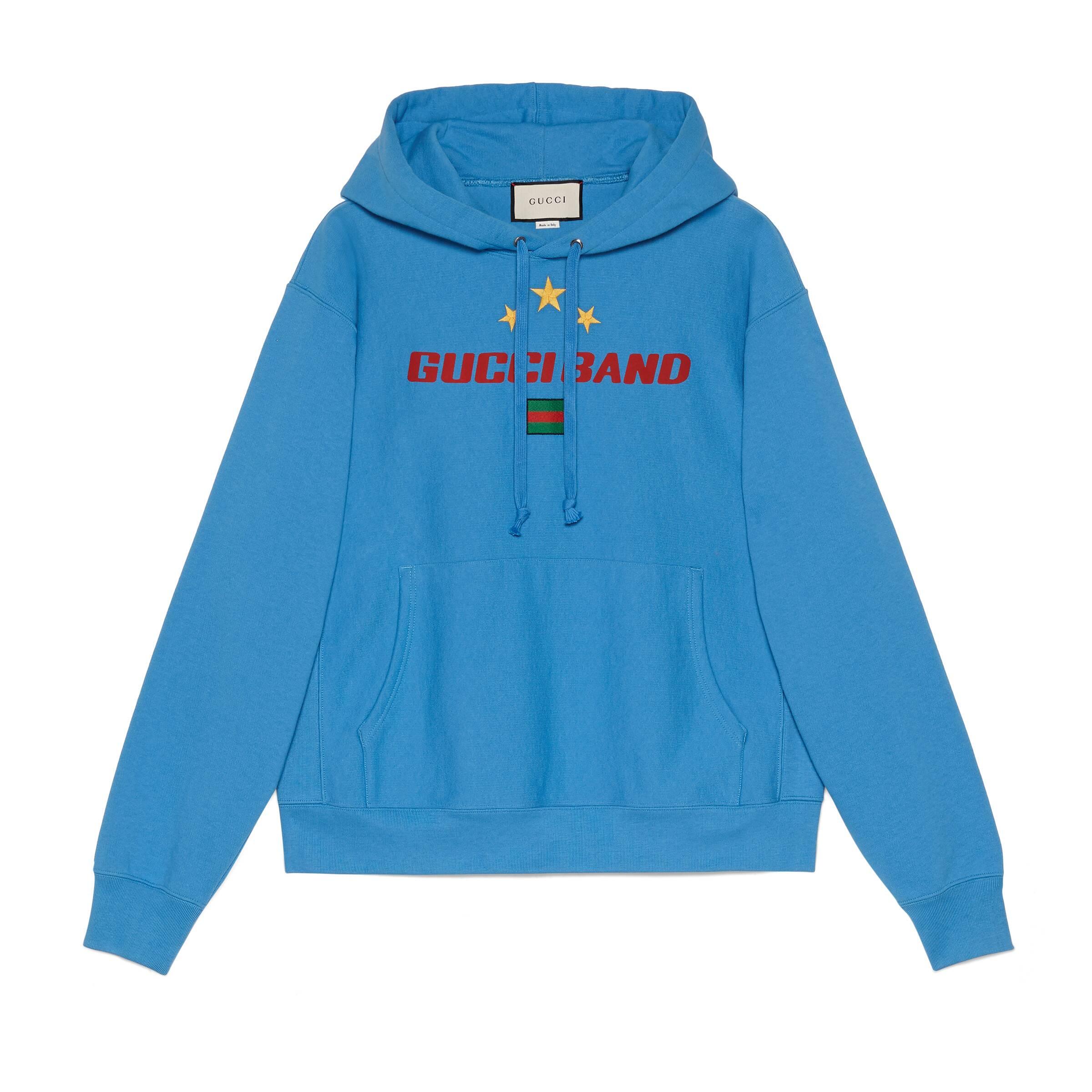 gucci blue sweatshirt