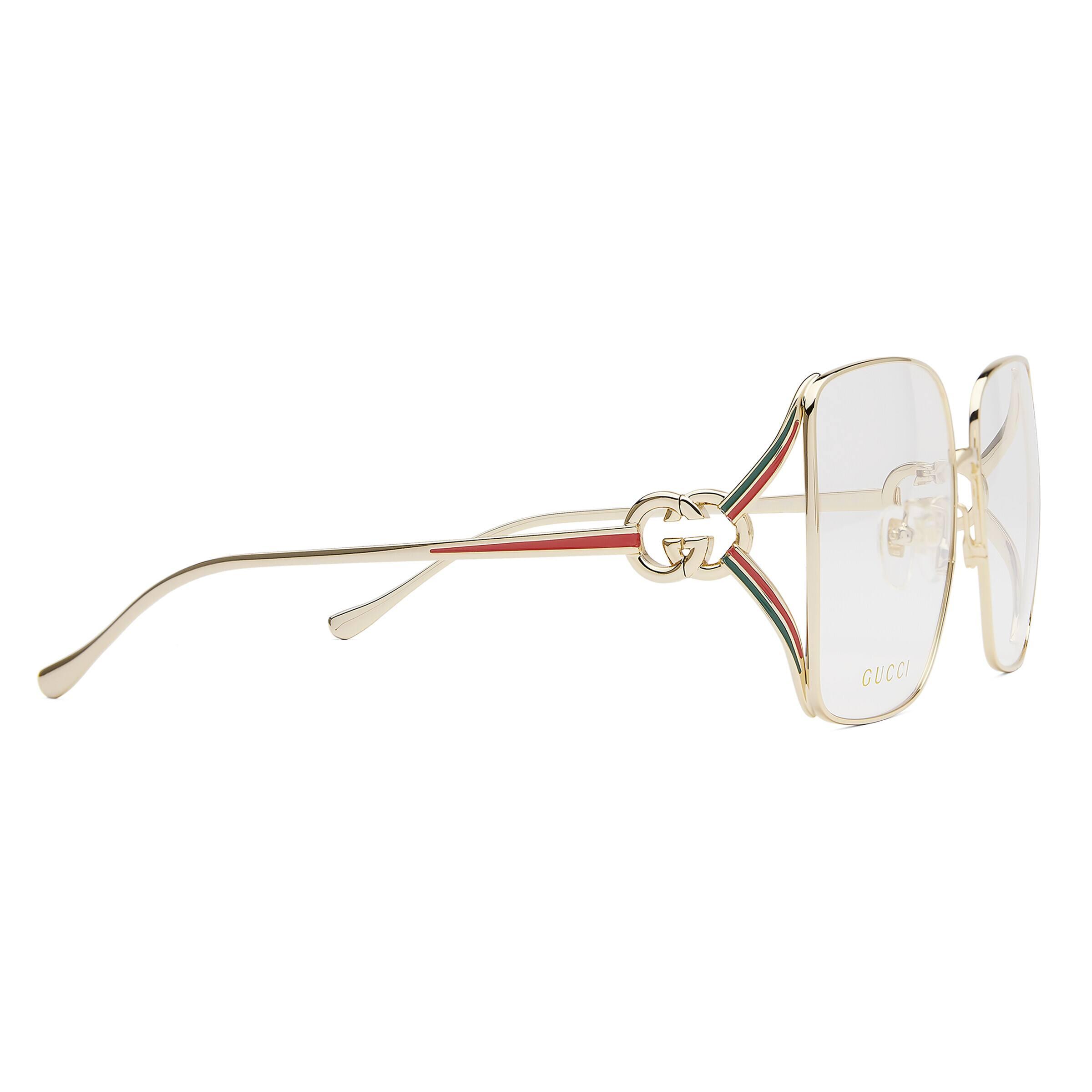 gucci oversized optical frames