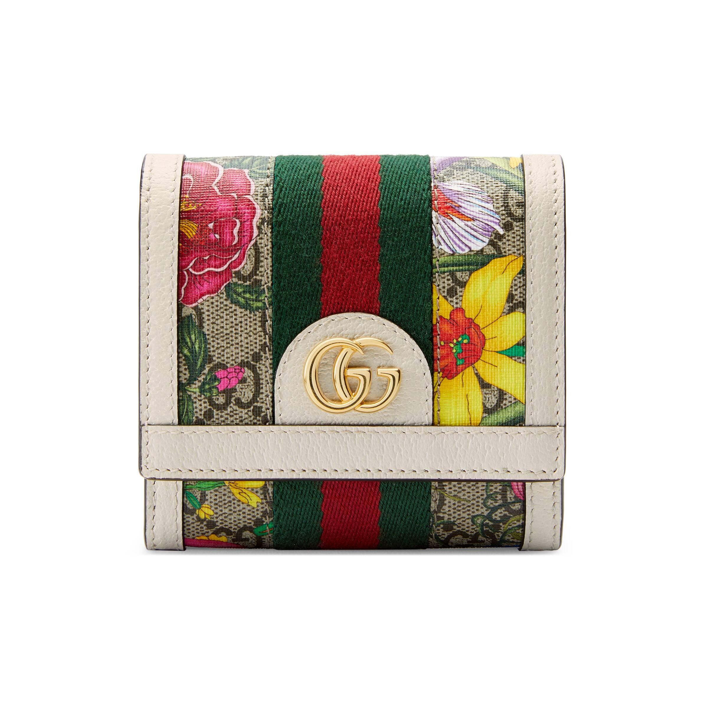 gucci flora card case