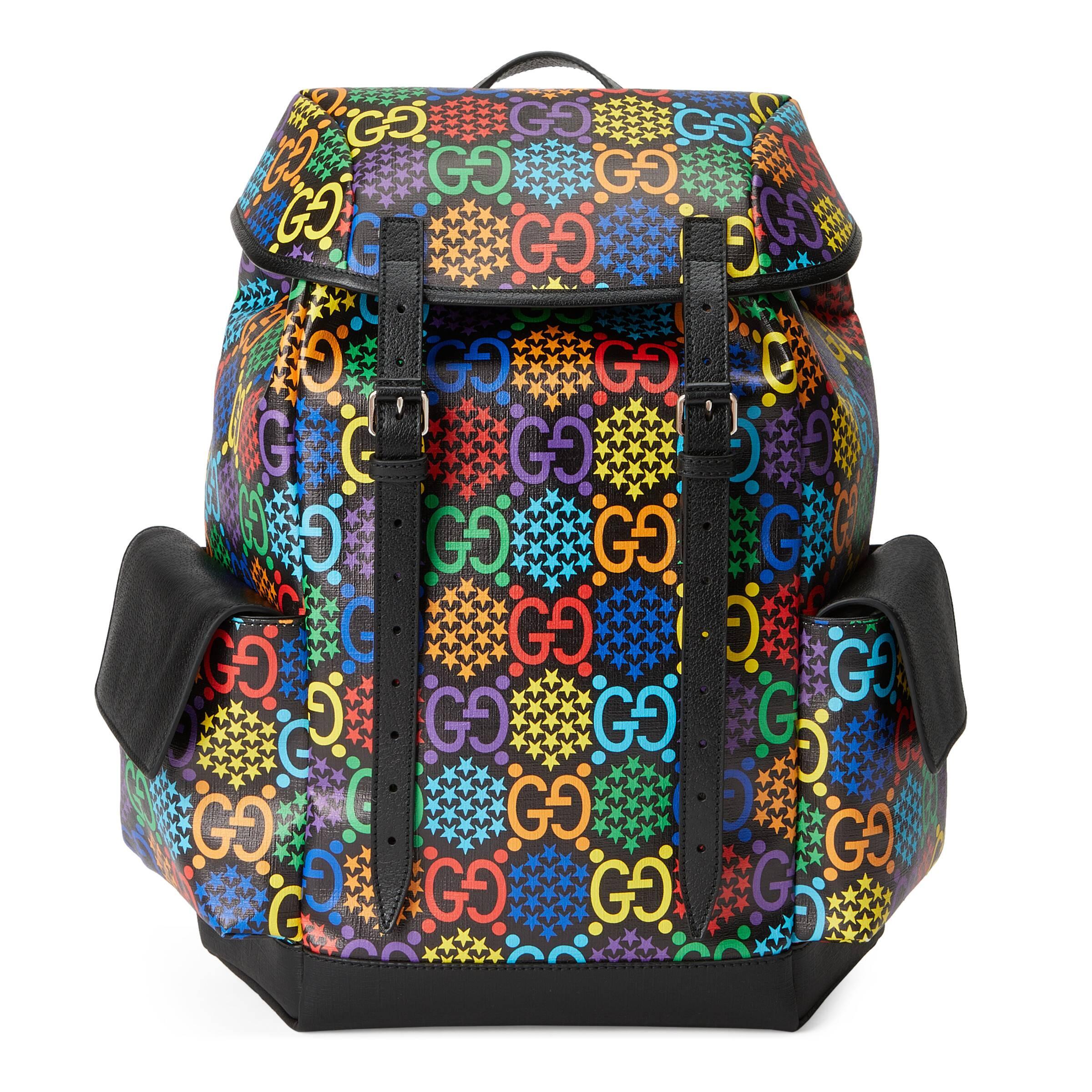 Multi Gucci GG Supreme Psychedelic Backpack, RvceShops Revival