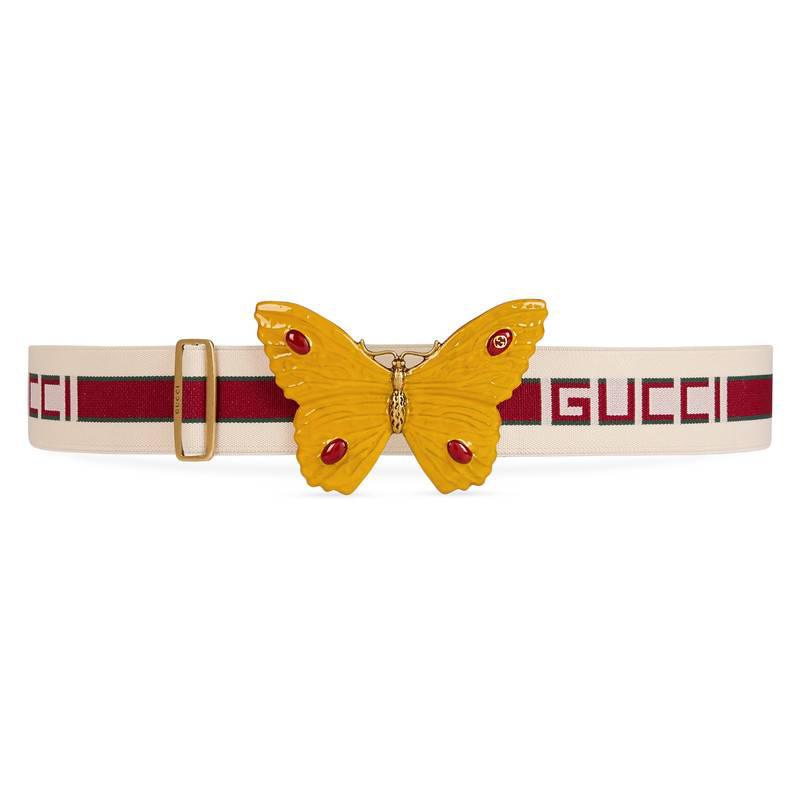 gucci butterfly belt