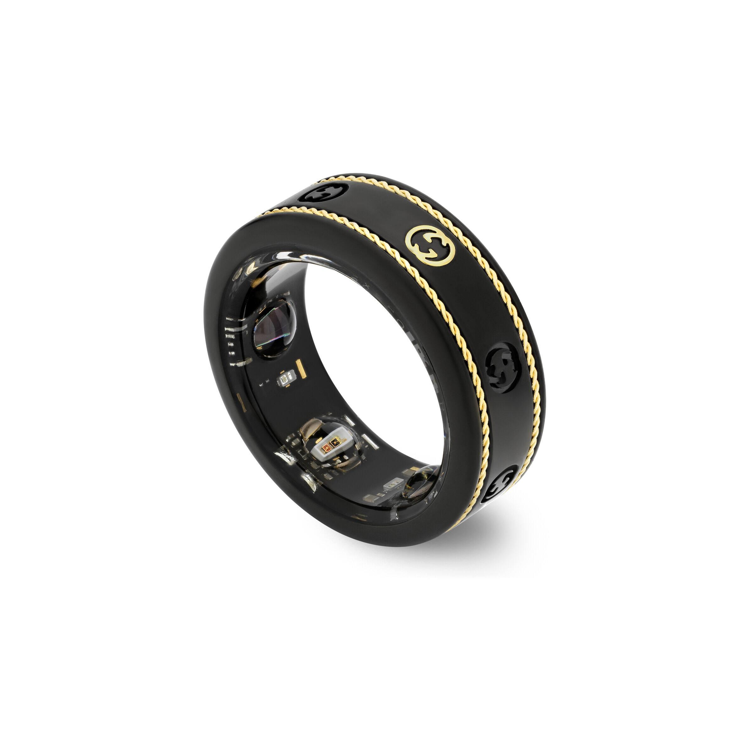 Gucci X Oura Ring in Black for Men | Lyst