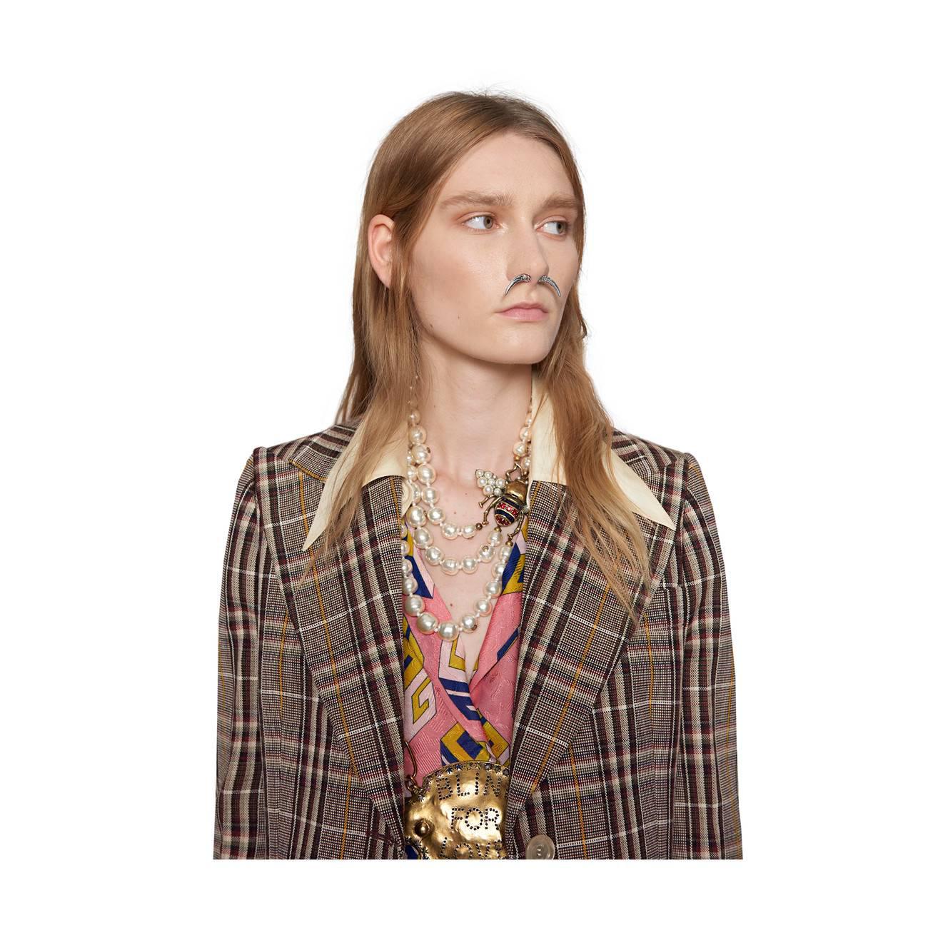 Gucci pearl choker best sale