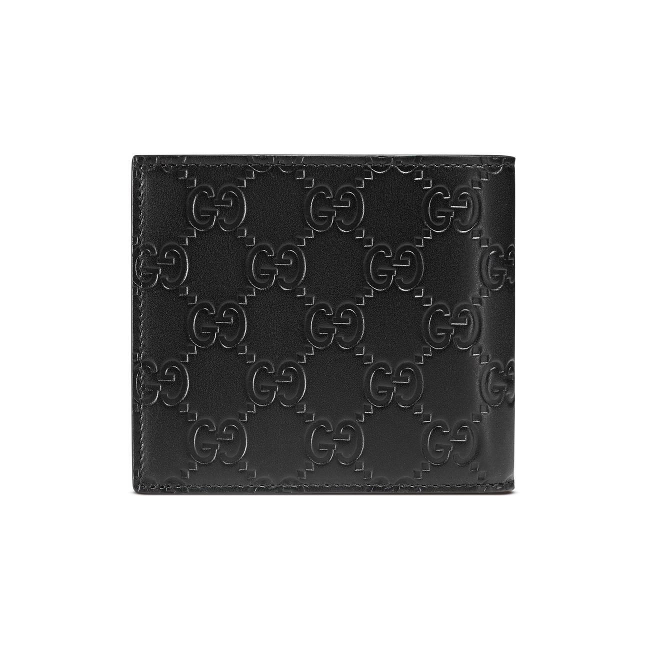 Gucci Signature Wallet With Id Window in Black for Men | Lyst