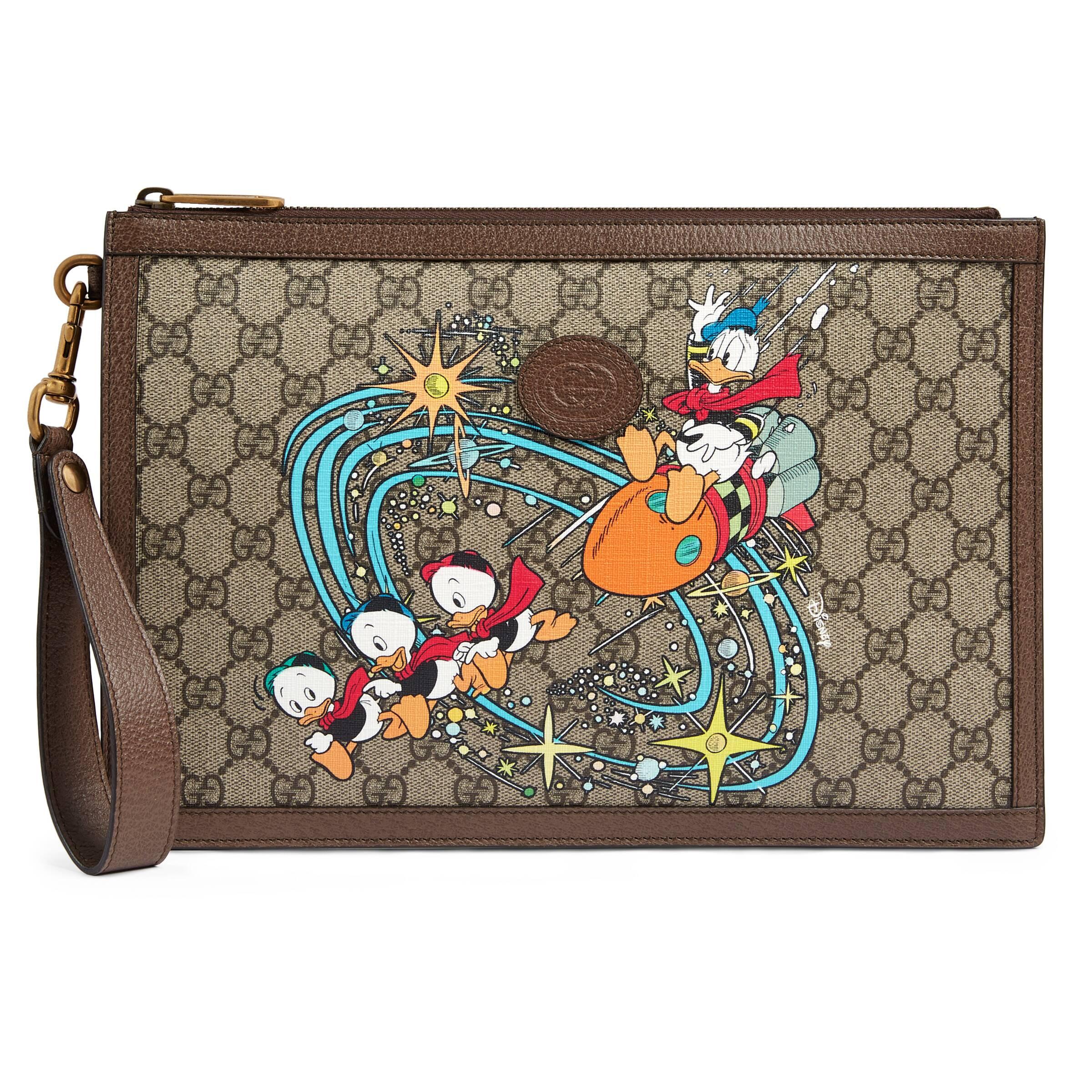 Pochette Donald Duck Disney x Gucci pour homme en coloris Neutre | Lyst