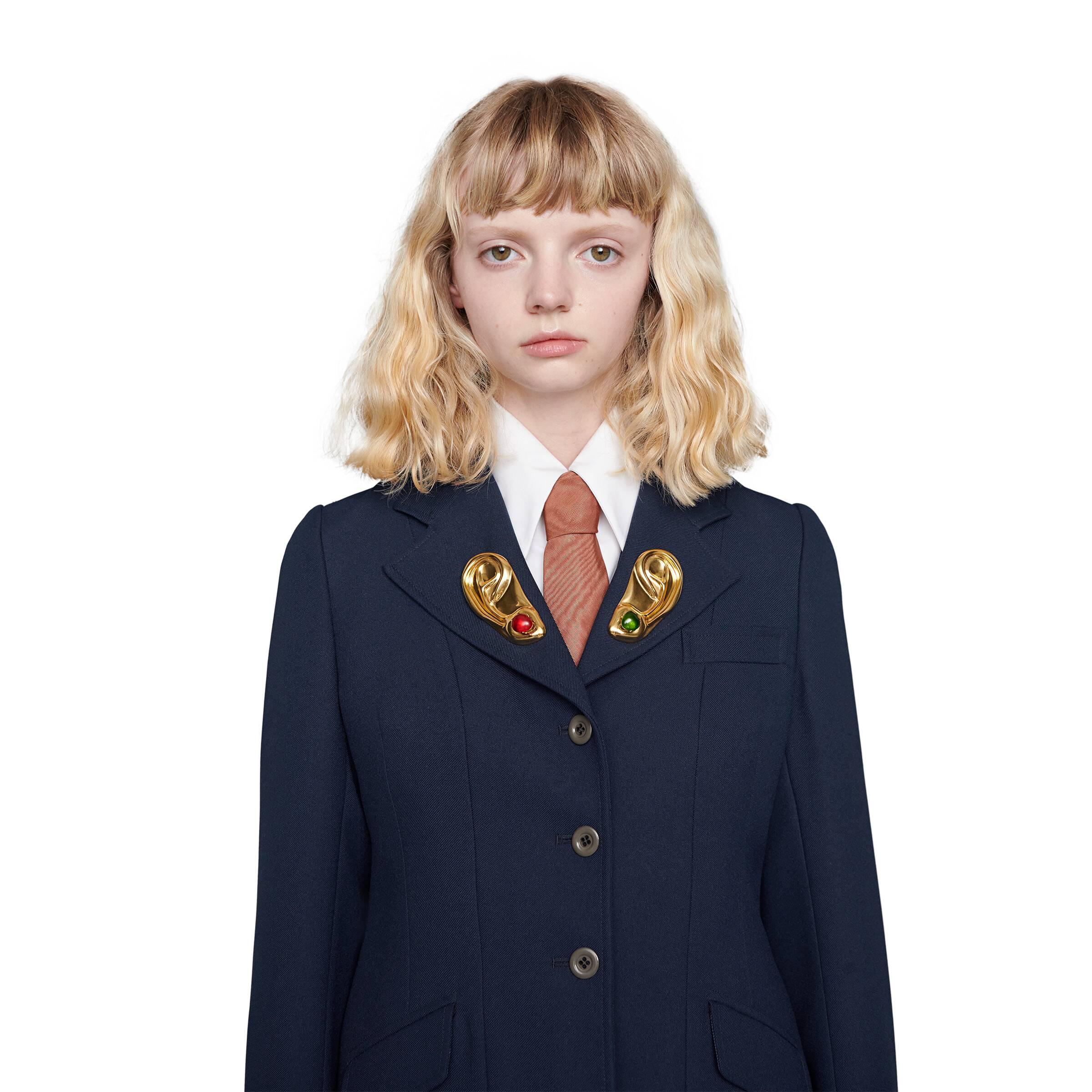Spille a forma di orecchio con pietre di Gucci da Uomo | Lyst