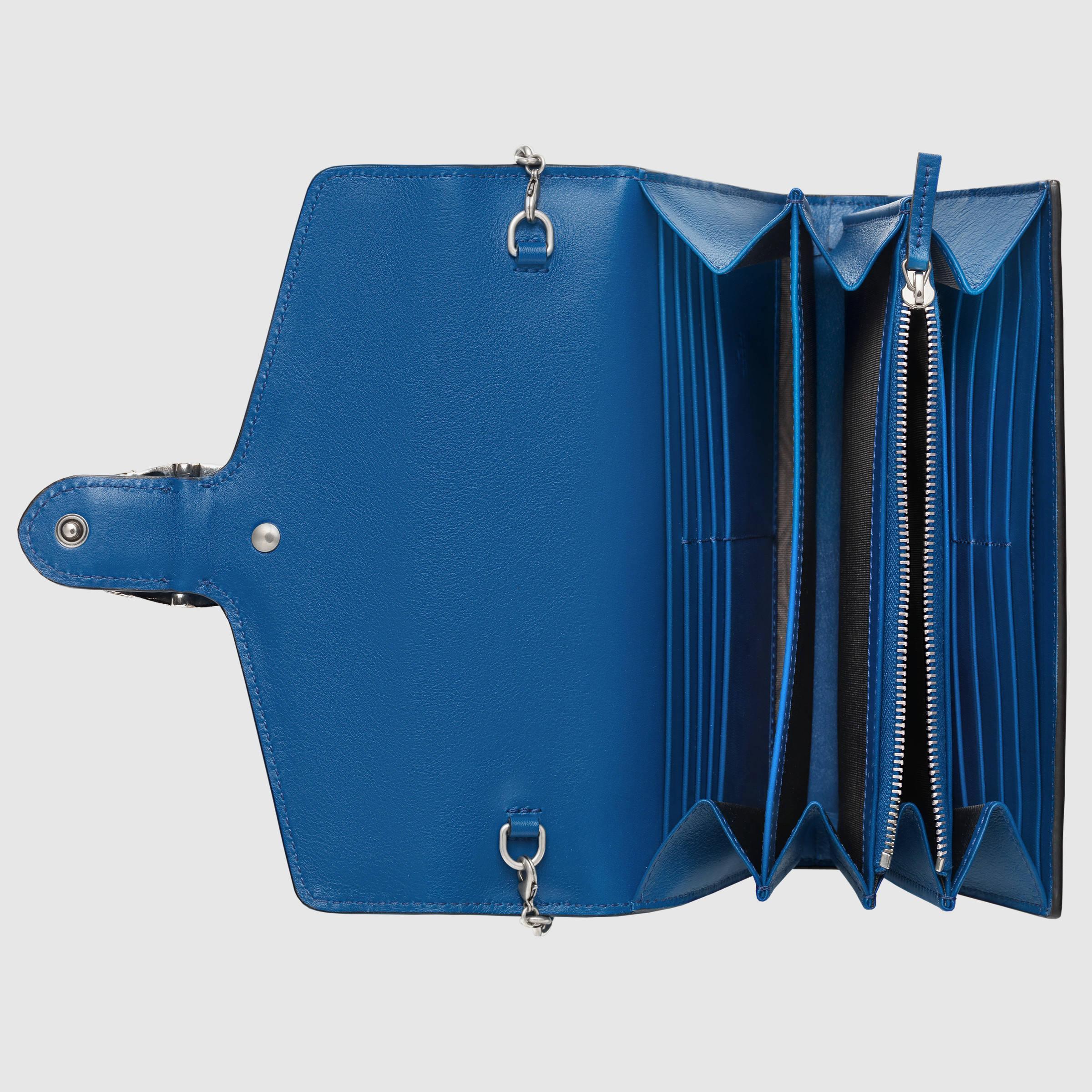Lyst - Gucci Dionysus Suede Mini Chain Shoulder Bag in Blue