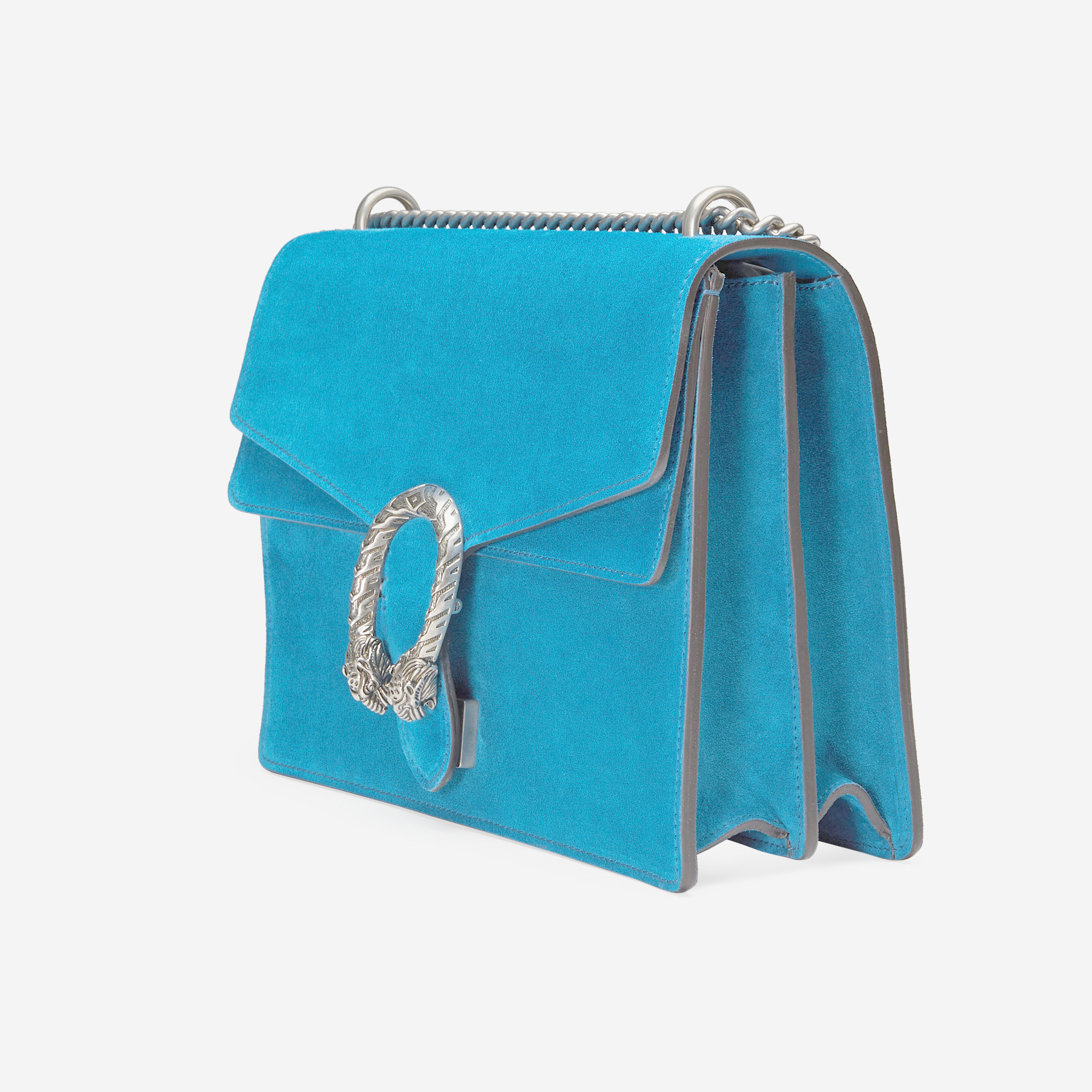Gucci Dionysus Suede Shoulder Bag in Blue Suede (Blue) - Lyst