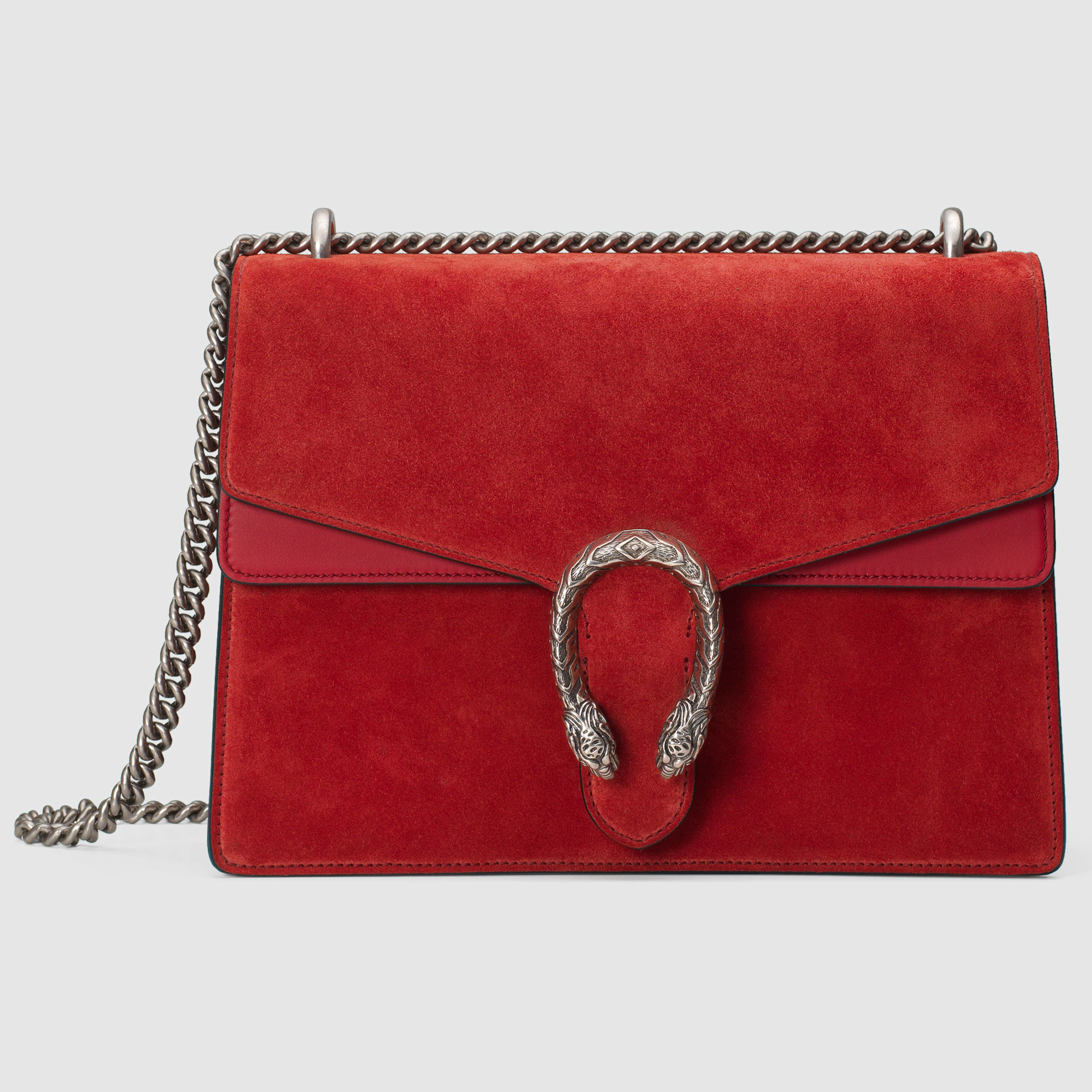 gucci red suede bag