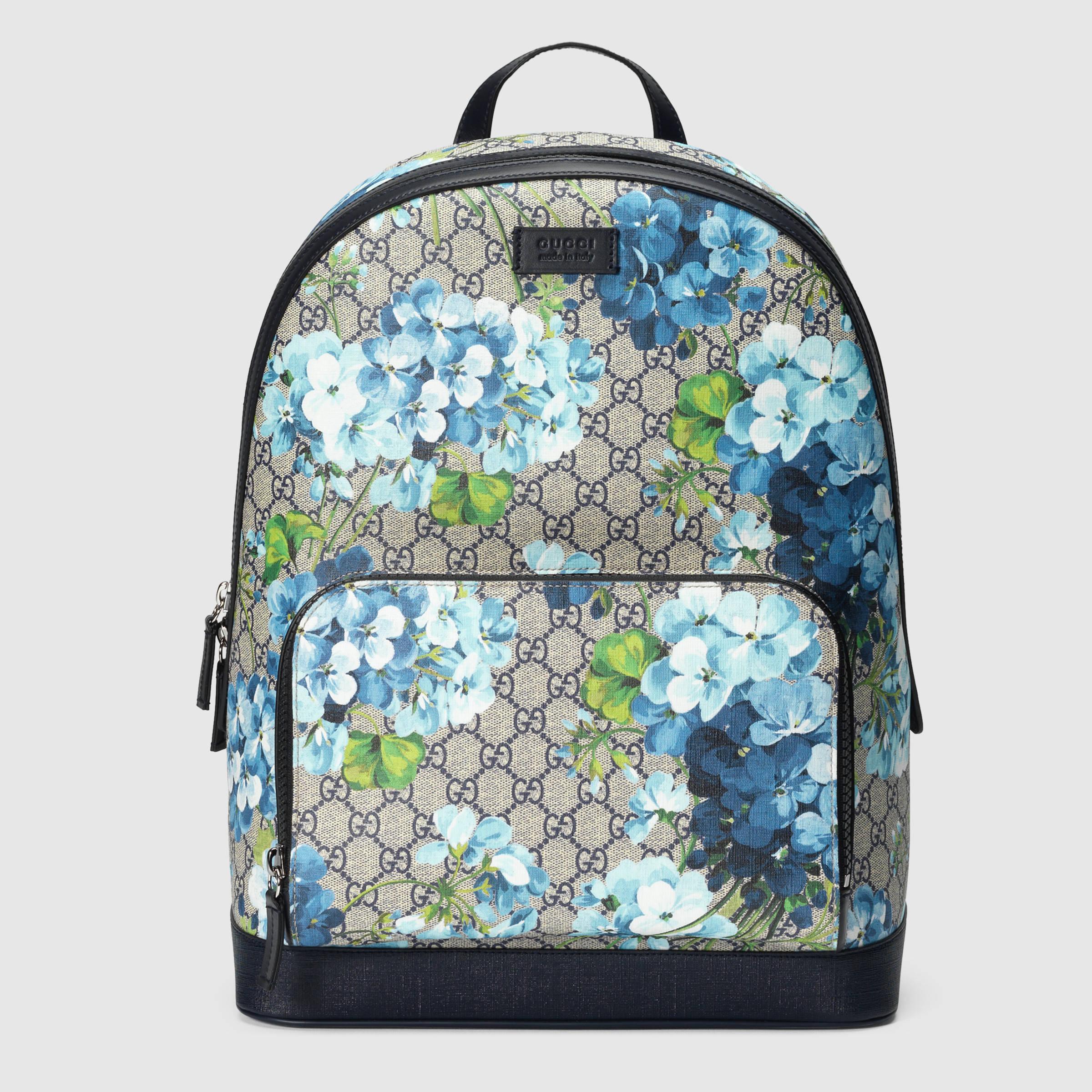 Gucci Canvas Gg Blooms Backpack - Lyst
