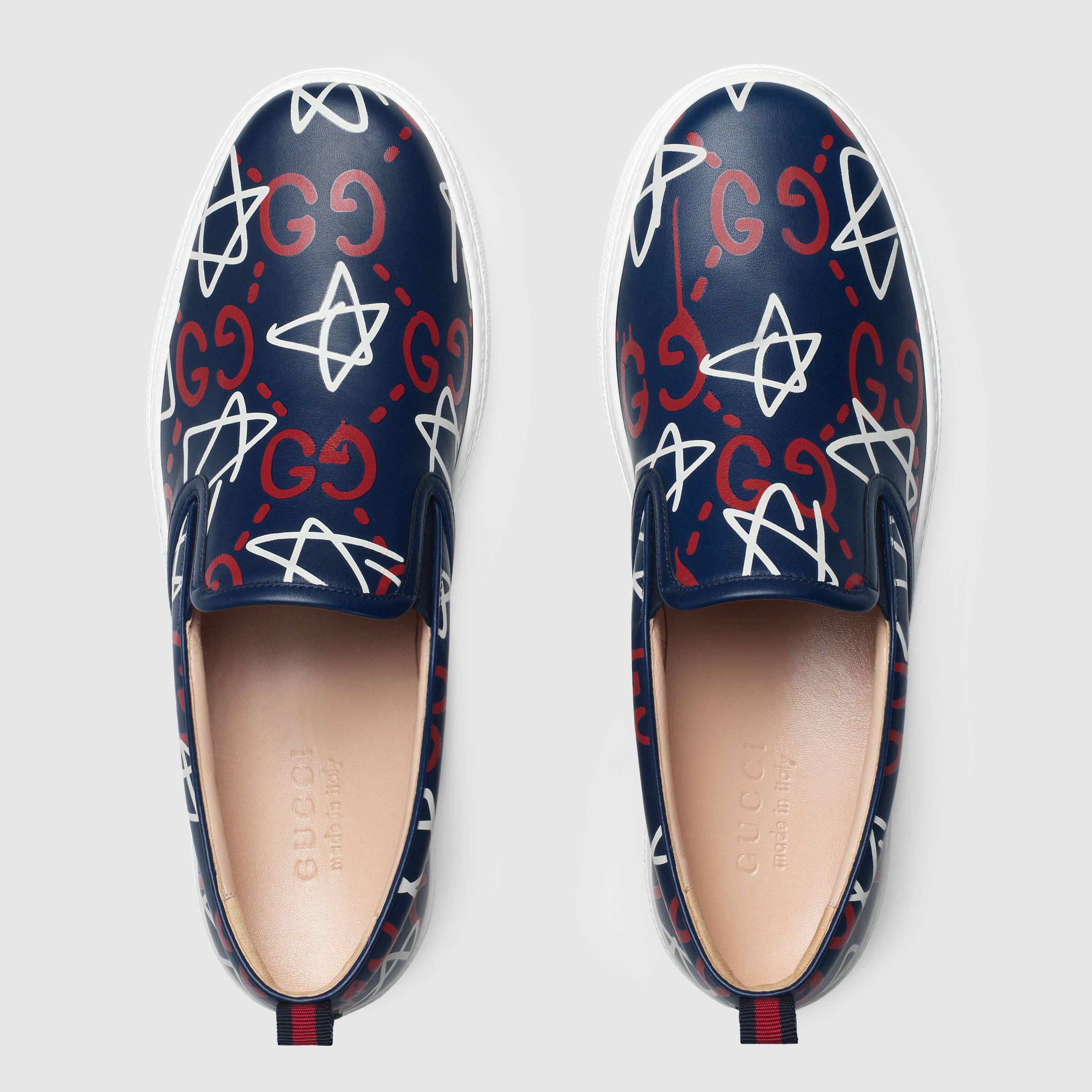 gucci ghost slip on
